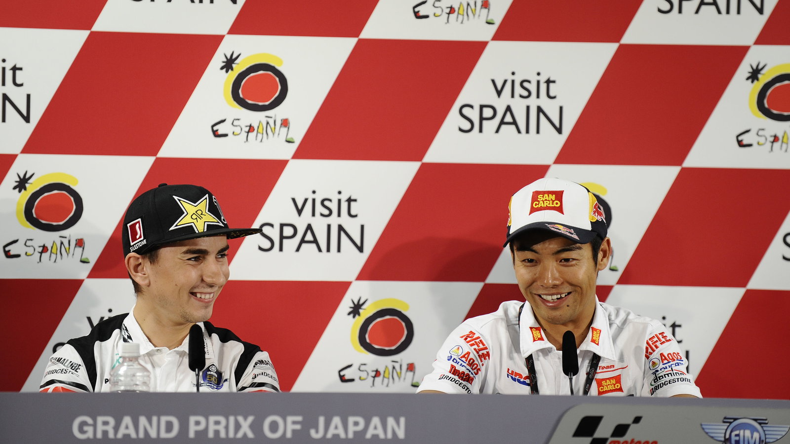Lorenzo and Aoyama, Japanese MotoGP 2011