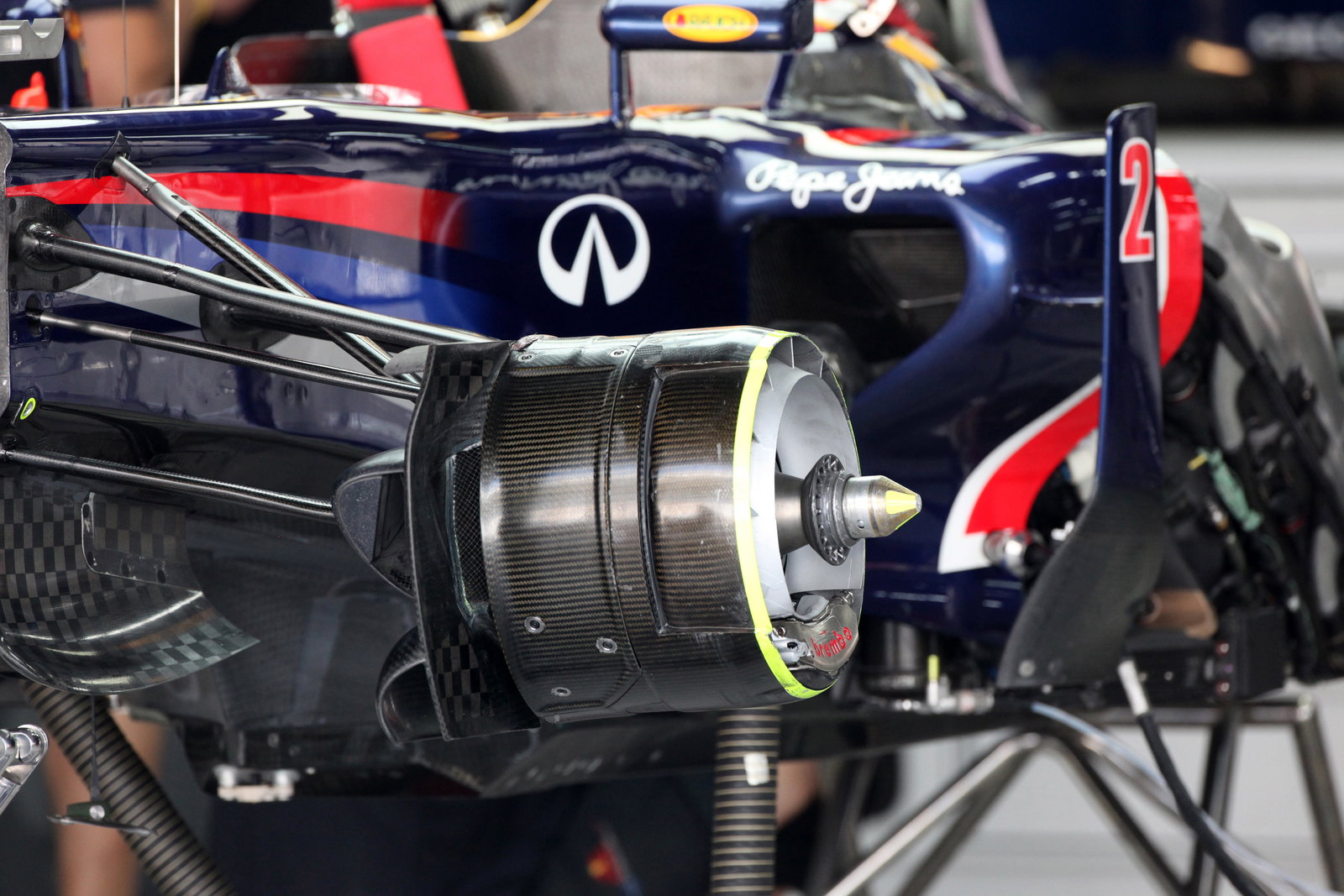 13.10.2011- Red Bull Racing, RB7, detail