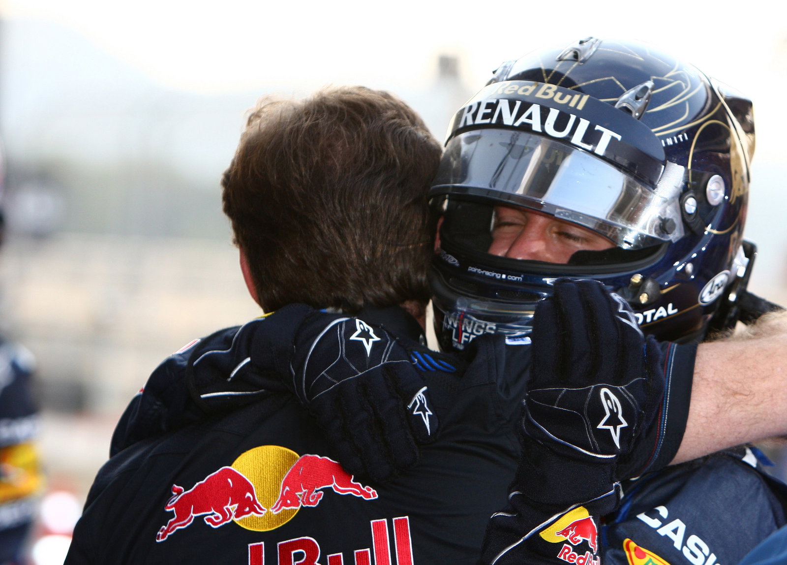16.10.2011- Race, Sebastian Vettel (GER), Red Bull Racing, RB7 race winner and Christian Horner (GBR