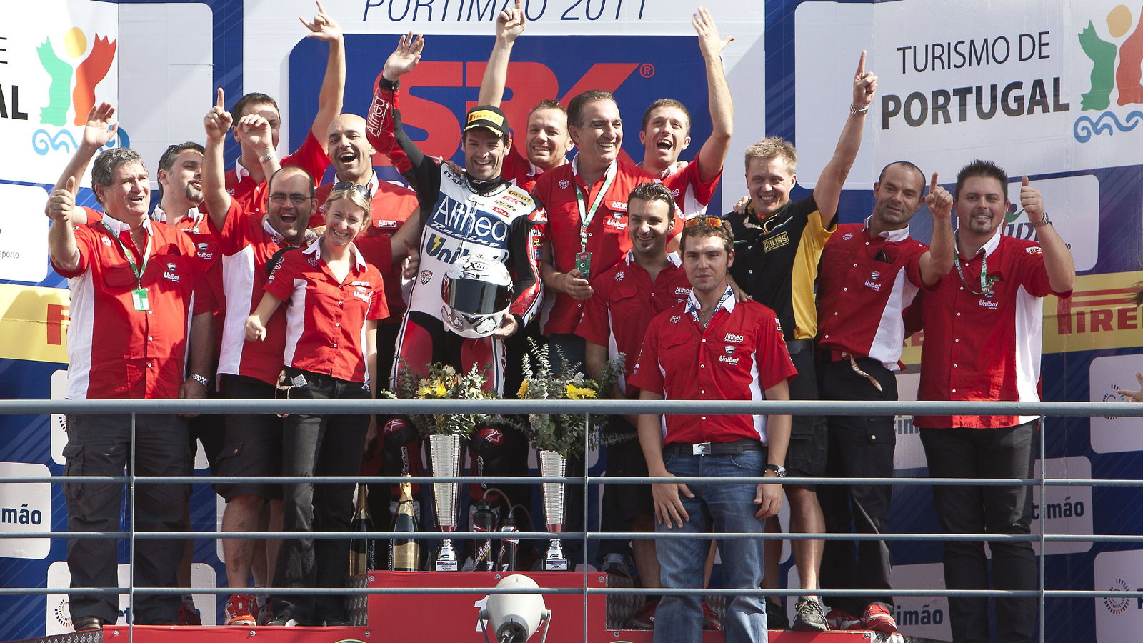 Checa, Team Althea Ducati, Portuguese WSBK Race 1 2011