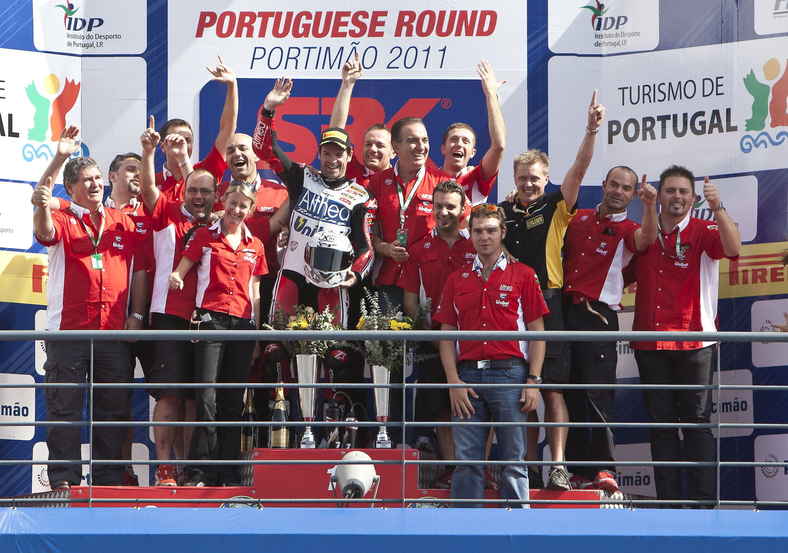Checa, Team Althea Ducati, Portuguese WSBK Race 1 2011