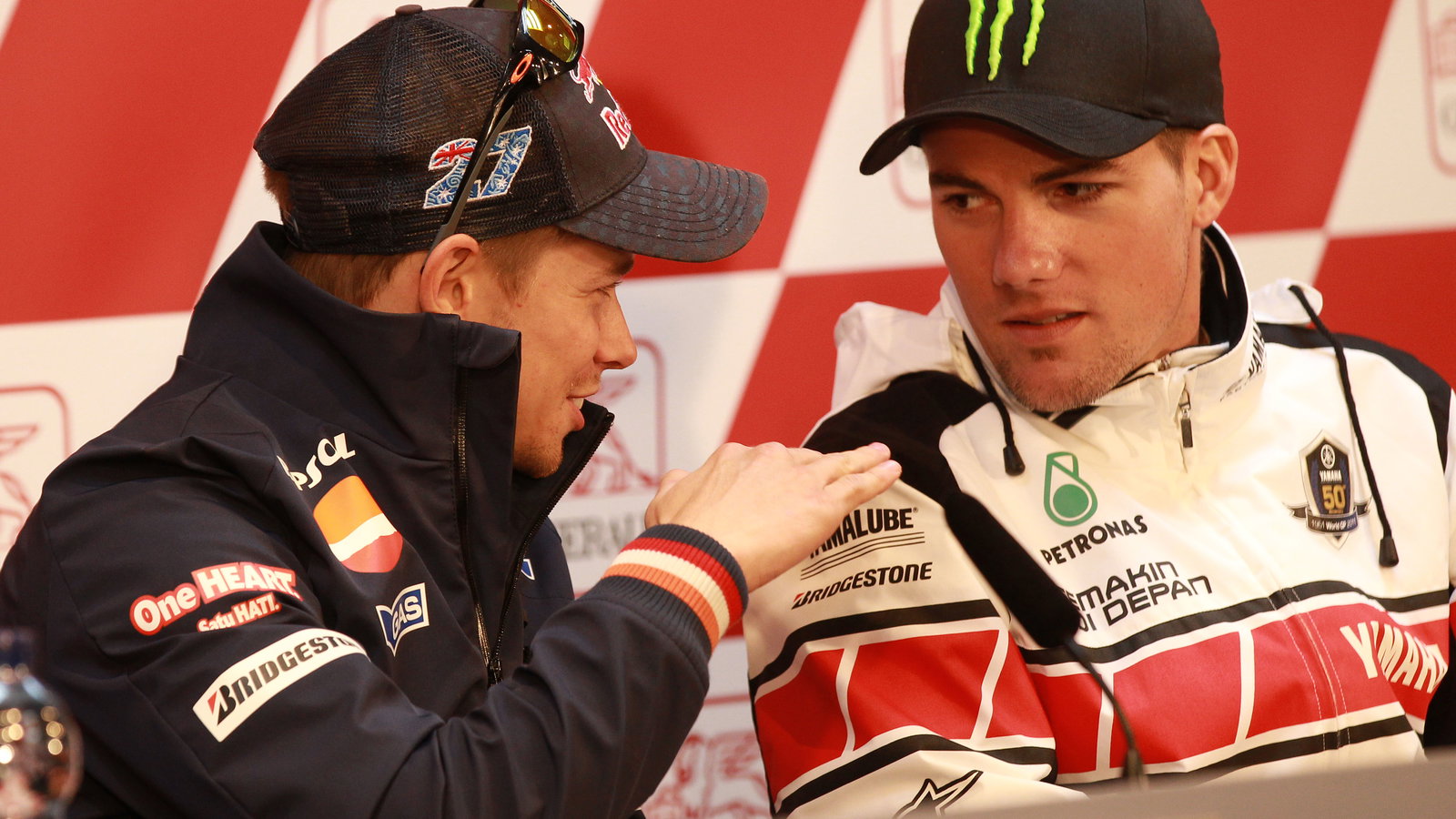 Stoner and Spies, Valencia MotoGP 2011