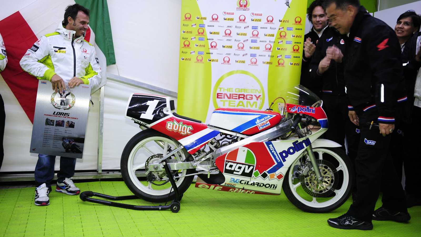 Capirossi, Nakamoto, Valencia MotoGP 2011