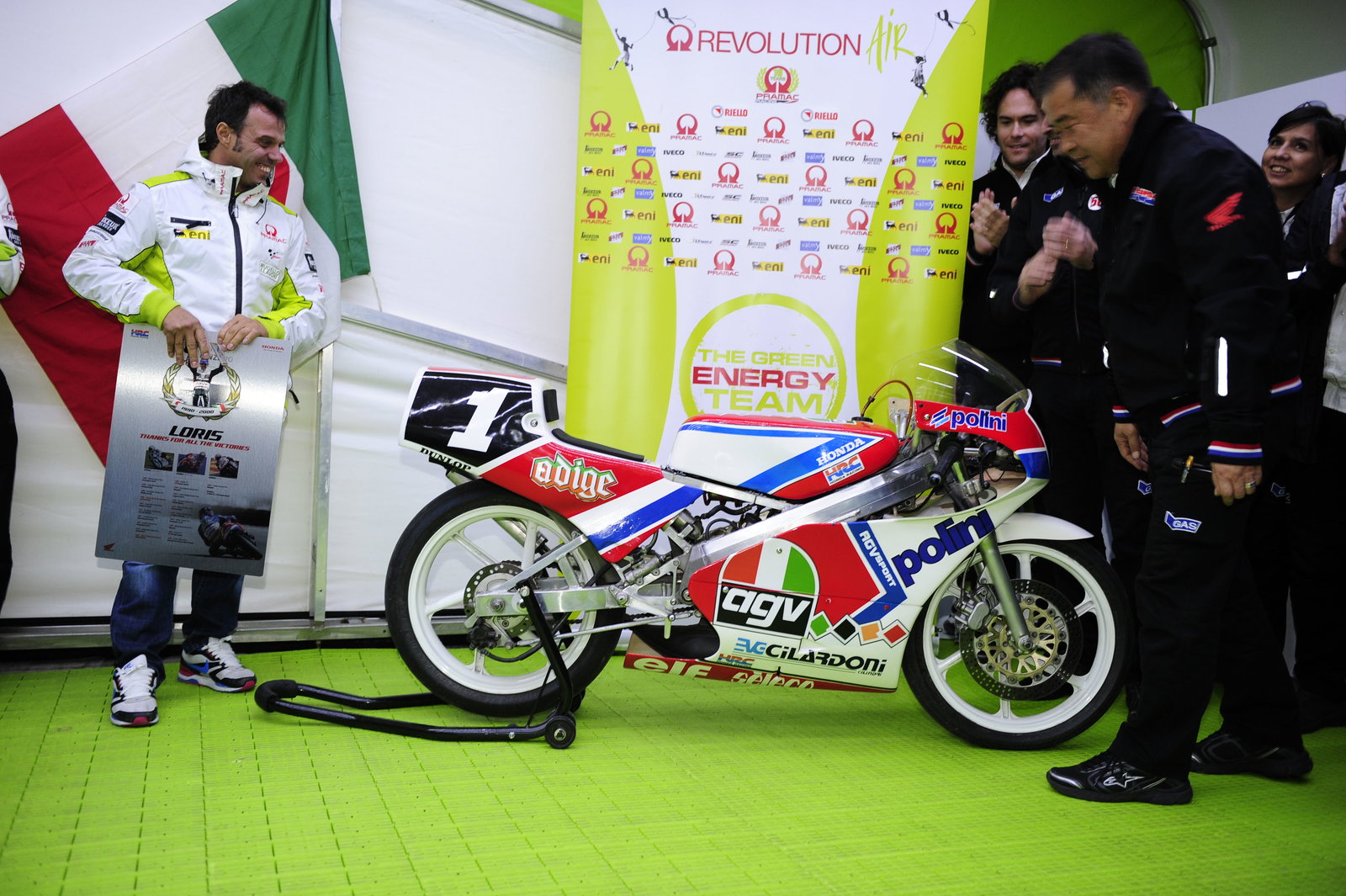 Capirossi, Nakamoto, Valencia MotoGP 2011