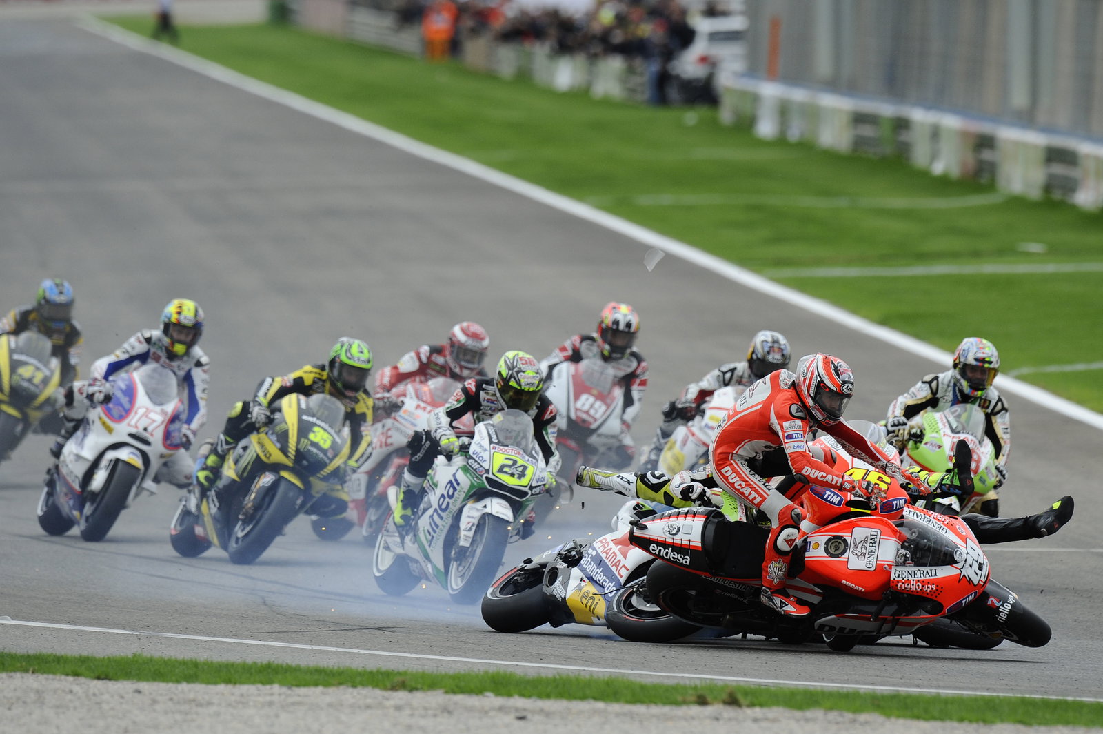 Hayden, Valencia MotoGP Race 2011