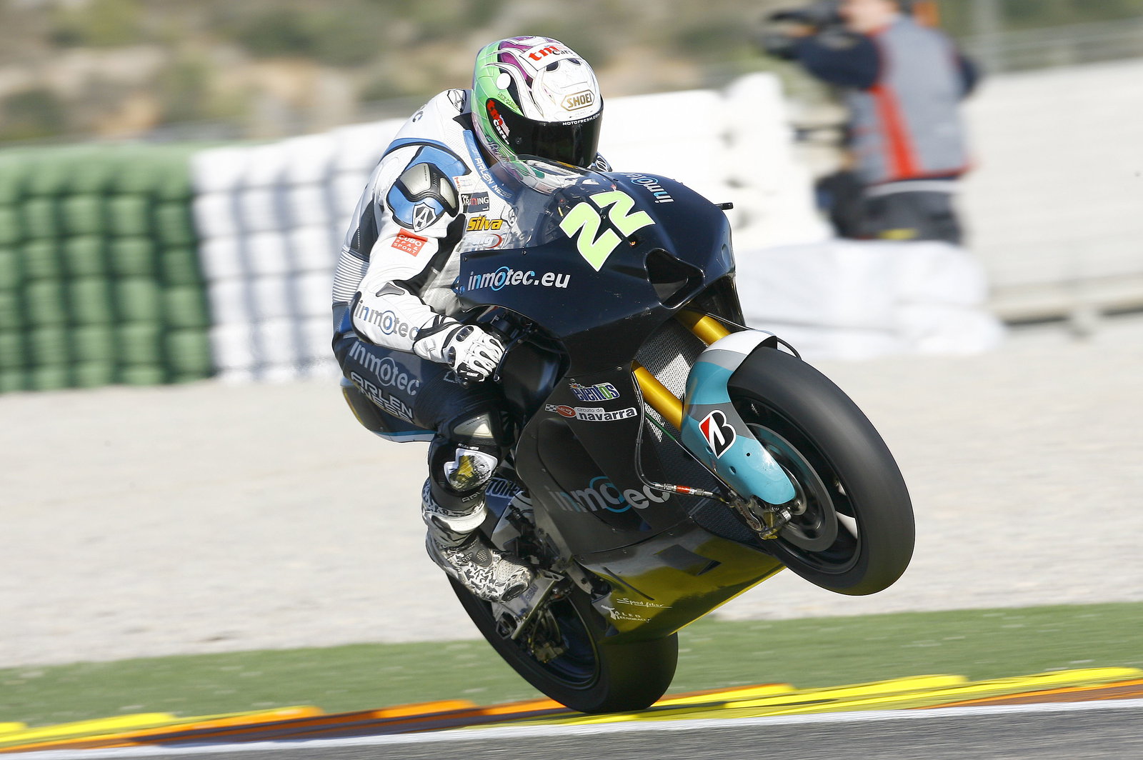 Silva, BQR Inmotec, Valencia MotoGP tests, November 2011