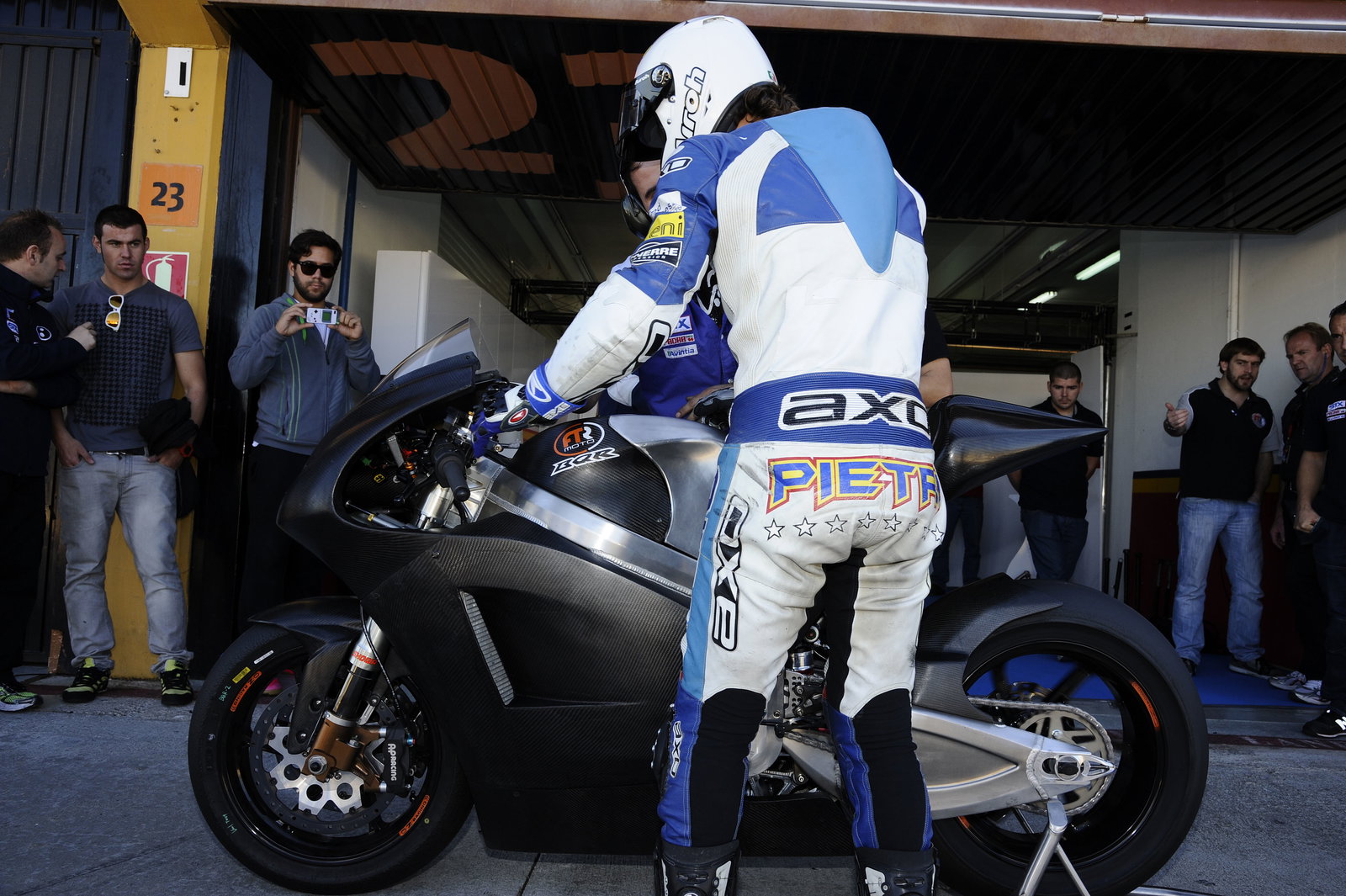 Pietri, Valencia MotoGP Test, November 2011