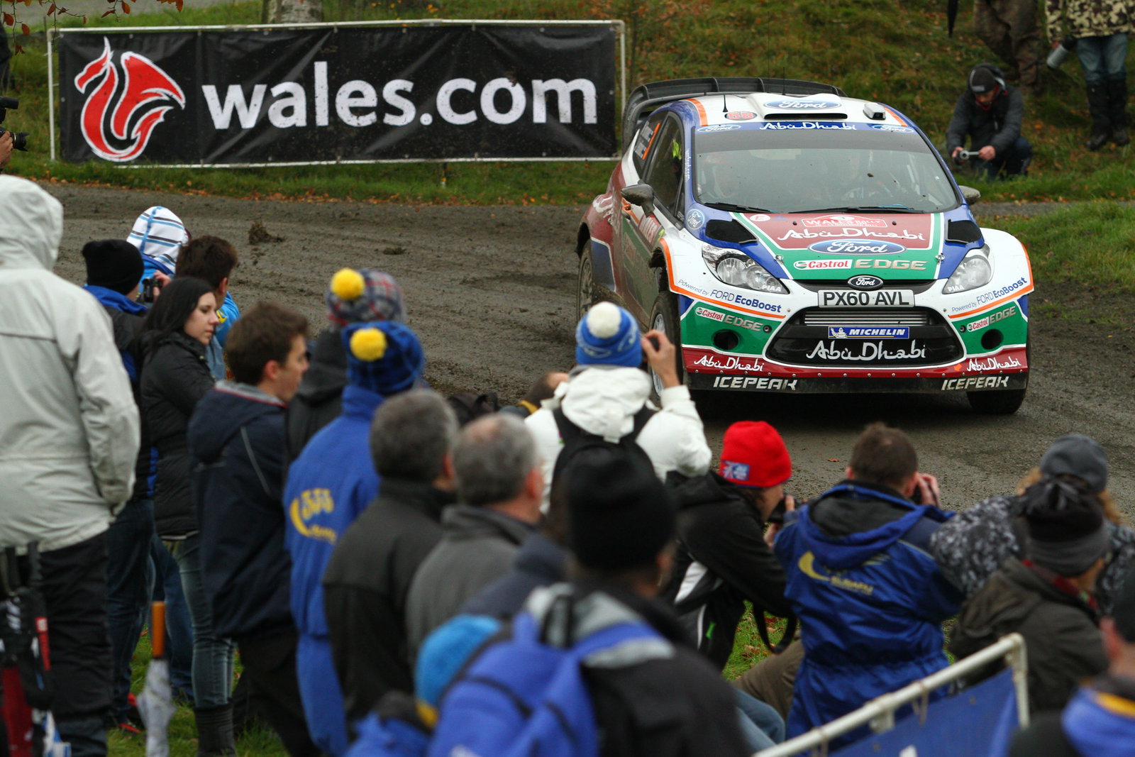 Mikko Hirvonen (FIN) Jarmo Lehtinen (FIN), Ford Fiesta RS WRC, BP Ford Abu Dhabi World Rally Team