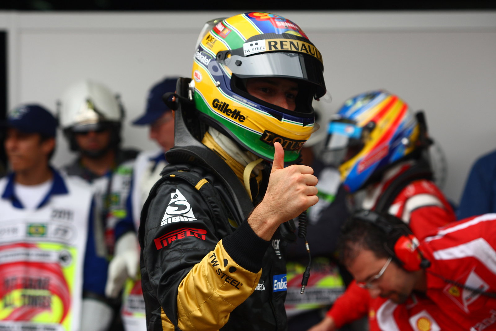 26.11.2011- Qualifying, Bruno Senna (BRA), Lotus Renault GP R31