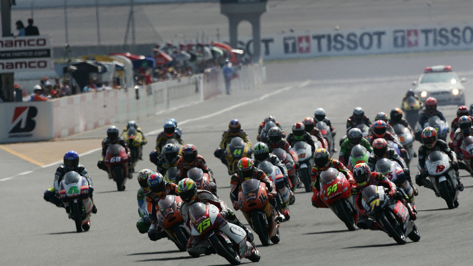 Race start, Japanese 125GP Race 2005