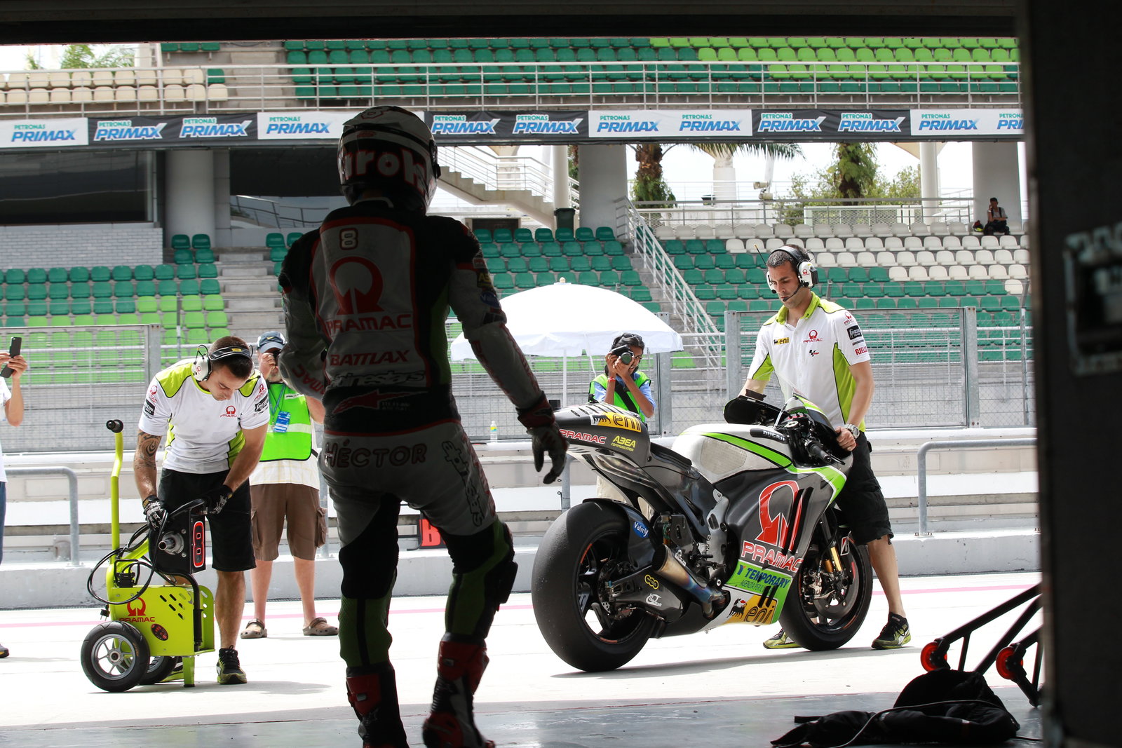 Barbera, Sepang MotoGP tests, 31st Jan-2nd Feb 2012