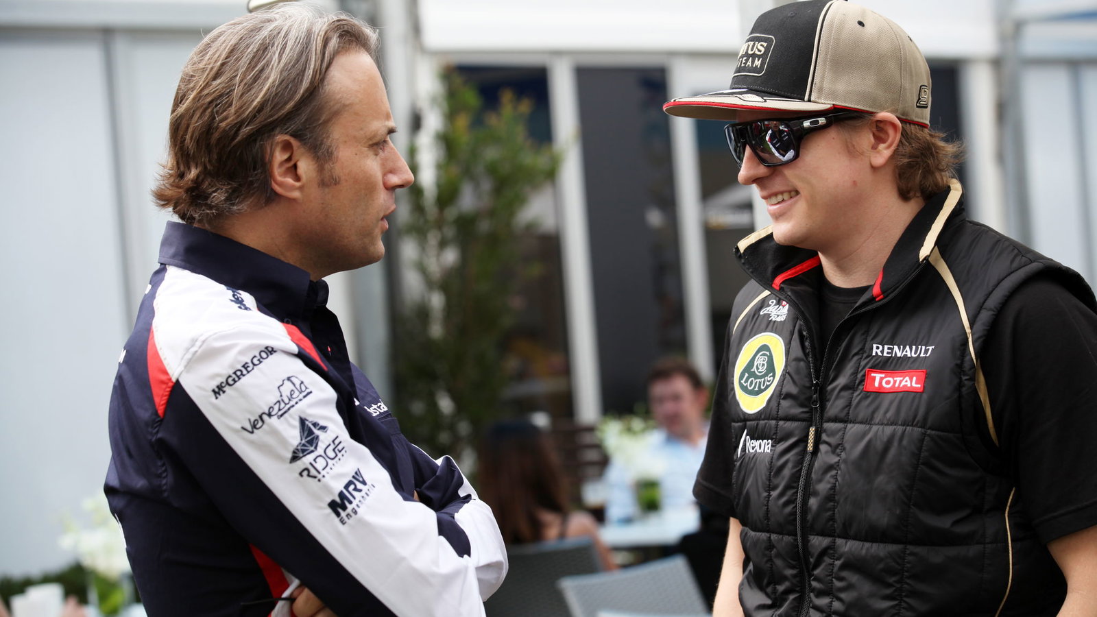 Adam Parr, Chief Executive Officer, Williams F1 Team & Kimi Raikkonen (FIN) Lotus F1 Team