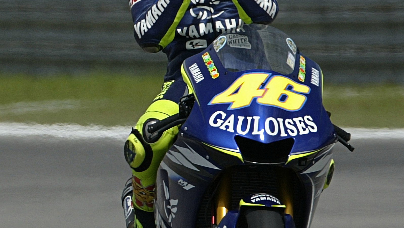 Rossi world champion, Malaysian MotoGP Race 2005