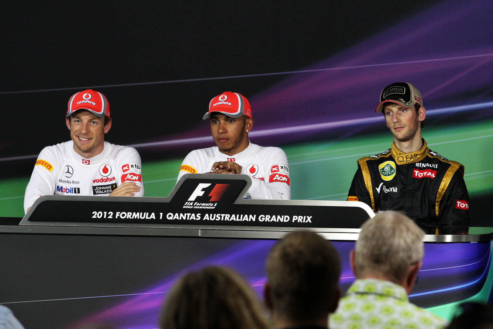 Qualifying Results: 1st place Lewis Hamilton (GBR), McLaren Mercedes, 2nd place Jenson Button (GBR),