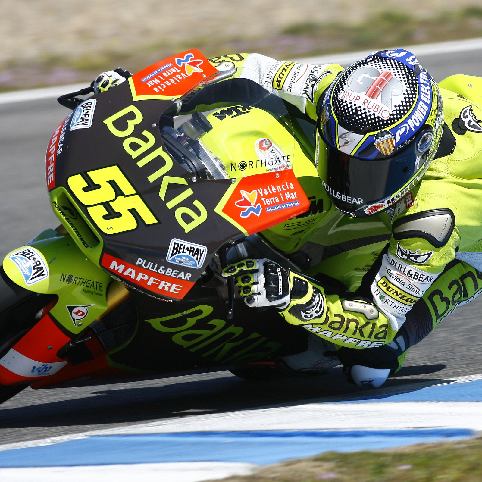 Faubel, Jerez Moto2/3 tests, March 2012