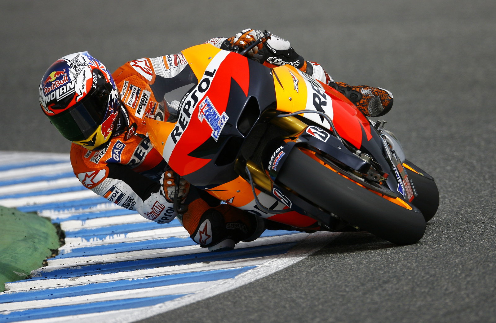 Stoner, Jerez MotoGP tests, March 2012