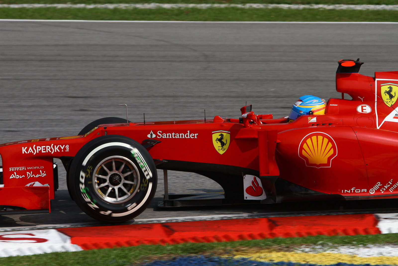 24.03.2012- Qualifying, Fernando Alonso (ESP) Scuderia Ferrari F2012