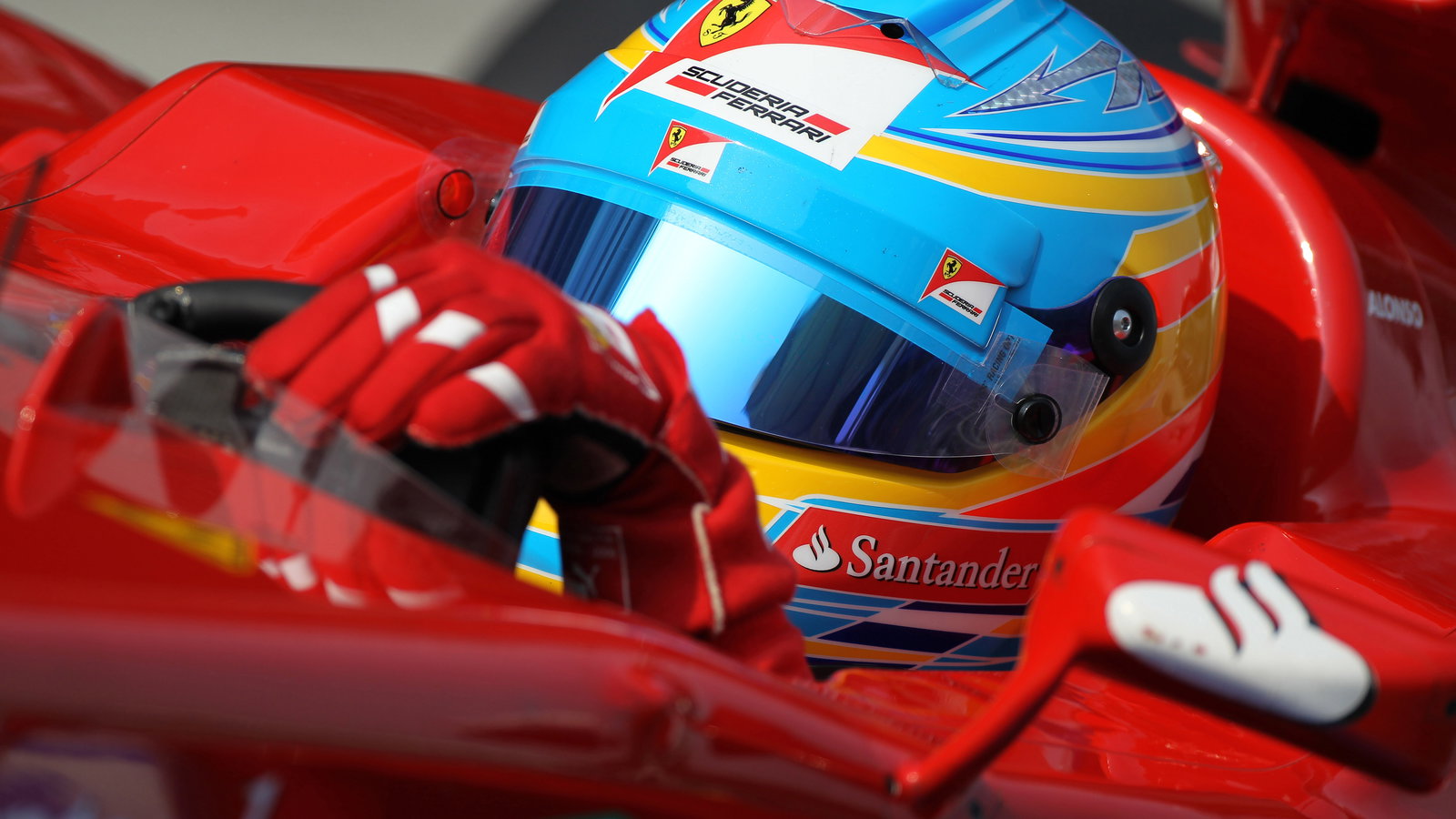 24.03.2012- Qualifying, Fernando Alonso (ESP) Scuderia Ferrari F2012