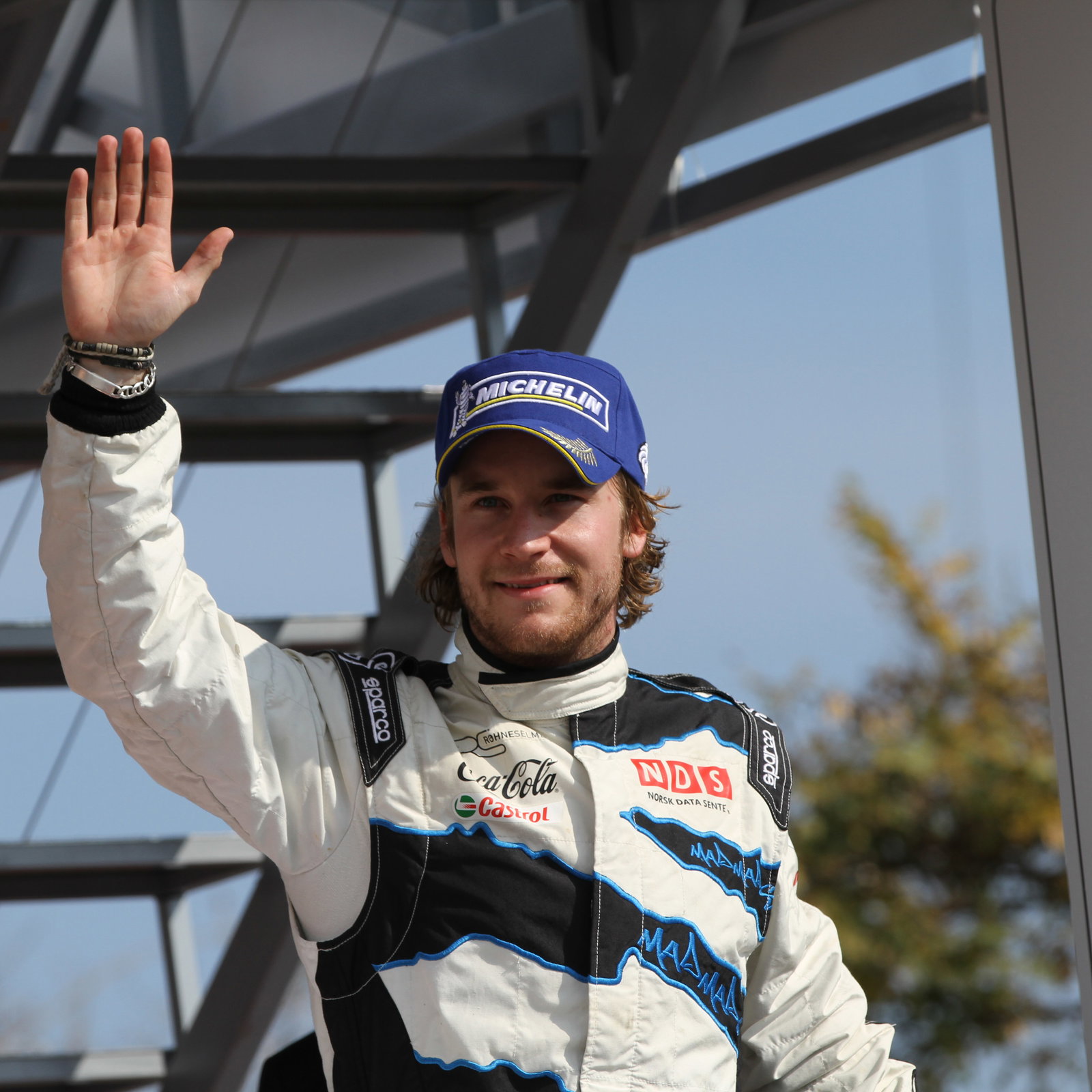 Podium, Second place, Mads Ostberg (NOR) Jonas Andersson (SUE), Ford Fiesta RS WRC, M-Sport Stobart