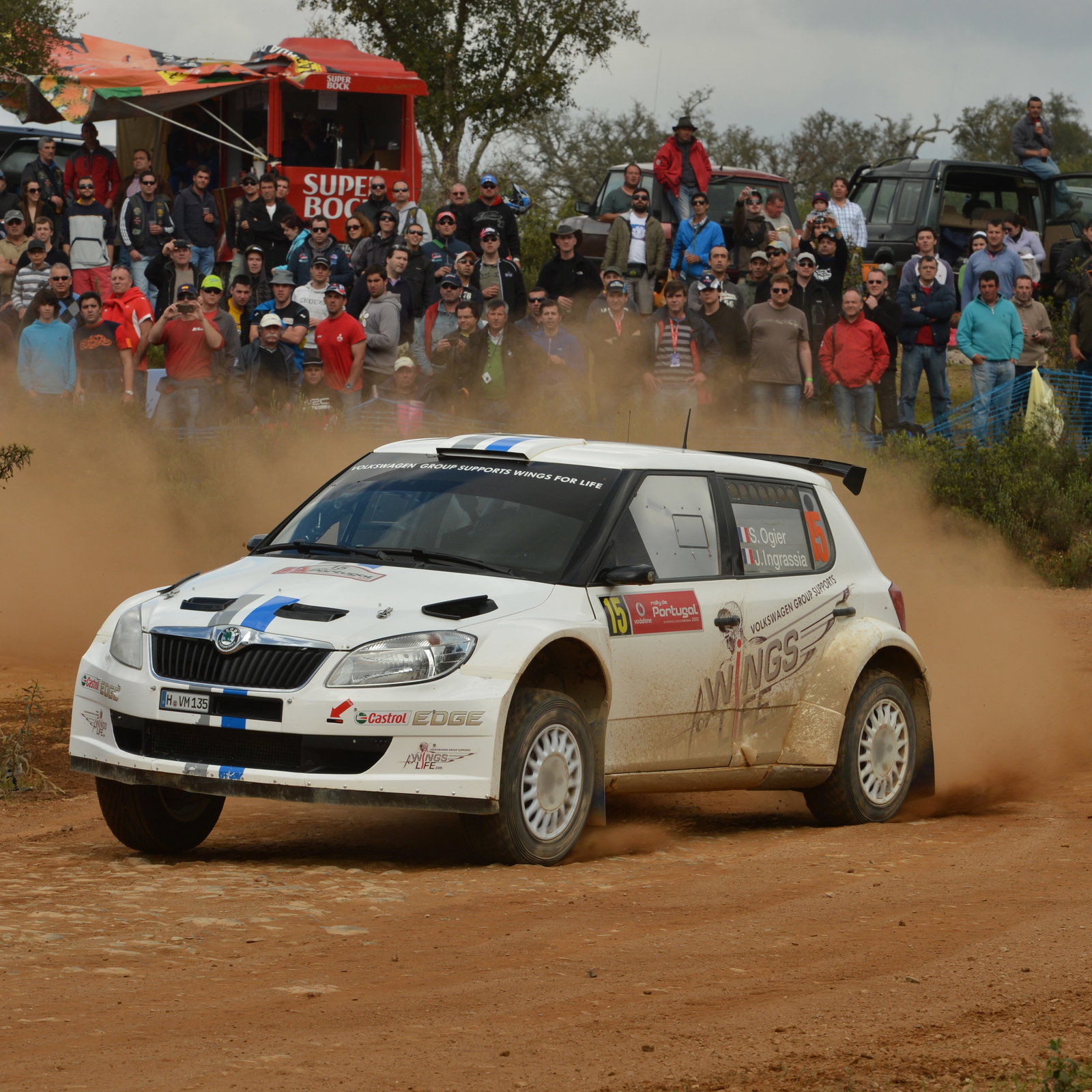 Sebastien Ogier (F) Julien Ingrassia (F), Skoda Fabia S2000, Volkswagen Motorsport