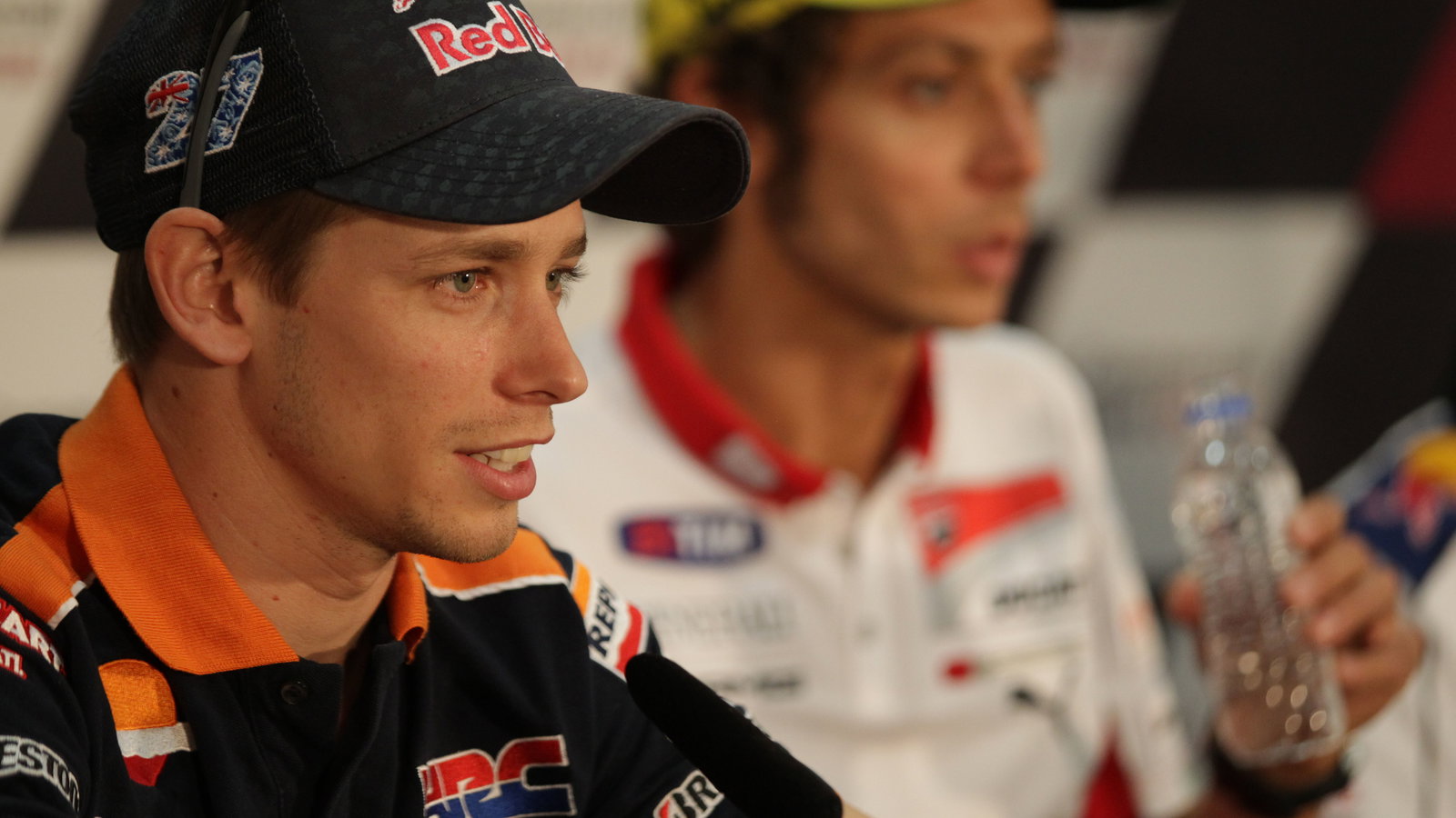 Stoner and Rossi, Qatar MotoGp 2012