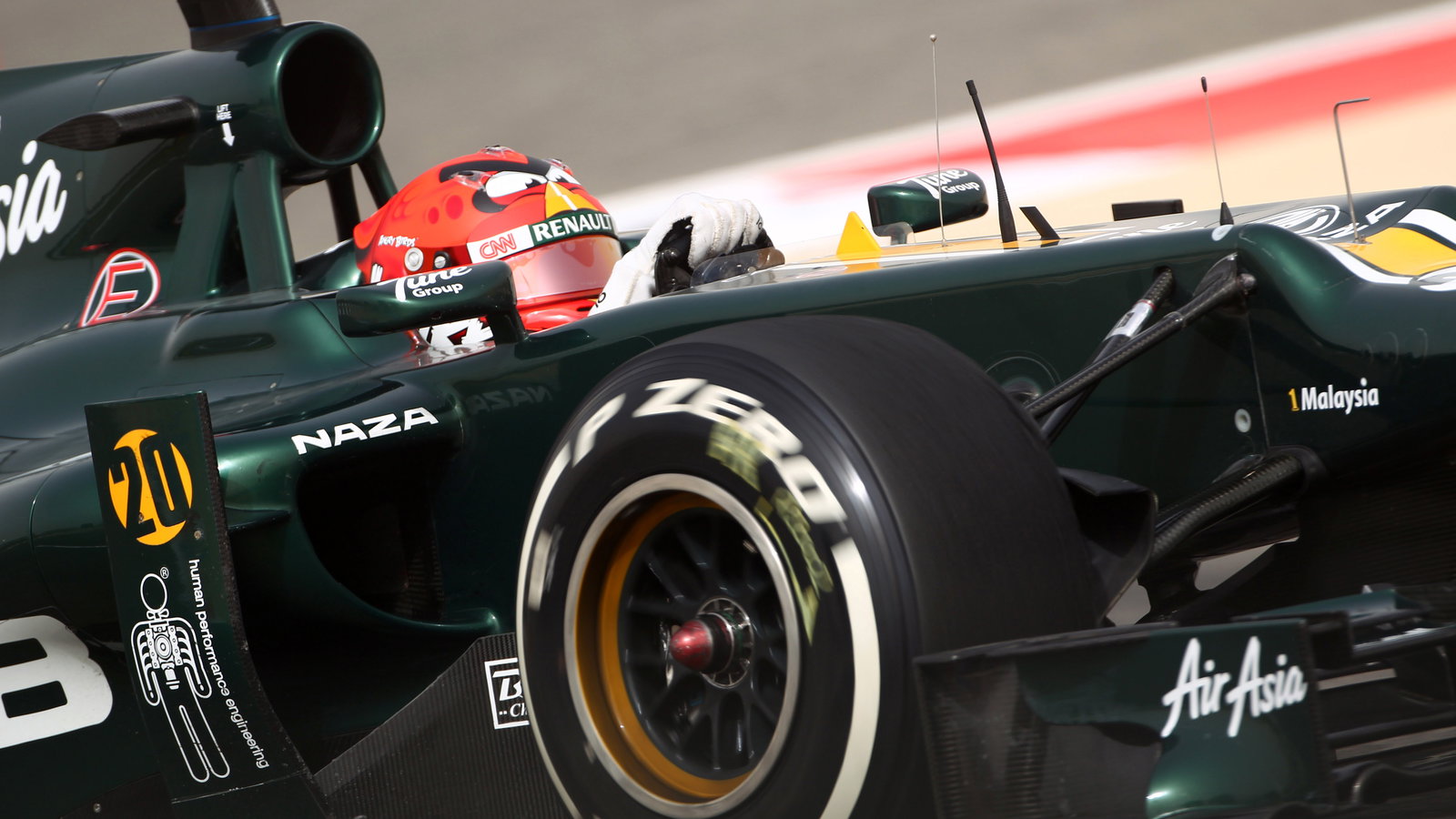 20.04.2012- Free Practice 2, Heikki Kovalainen (FIN) Caterham F1 Team CT01