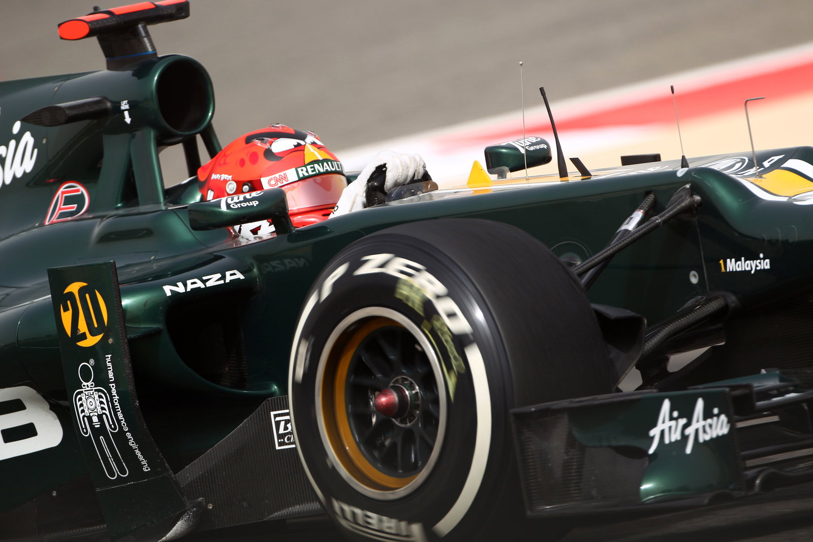 20.04.2012- Free Practice 2, Heikki Kovalainen (FIN) Caterham F1 Team CT01