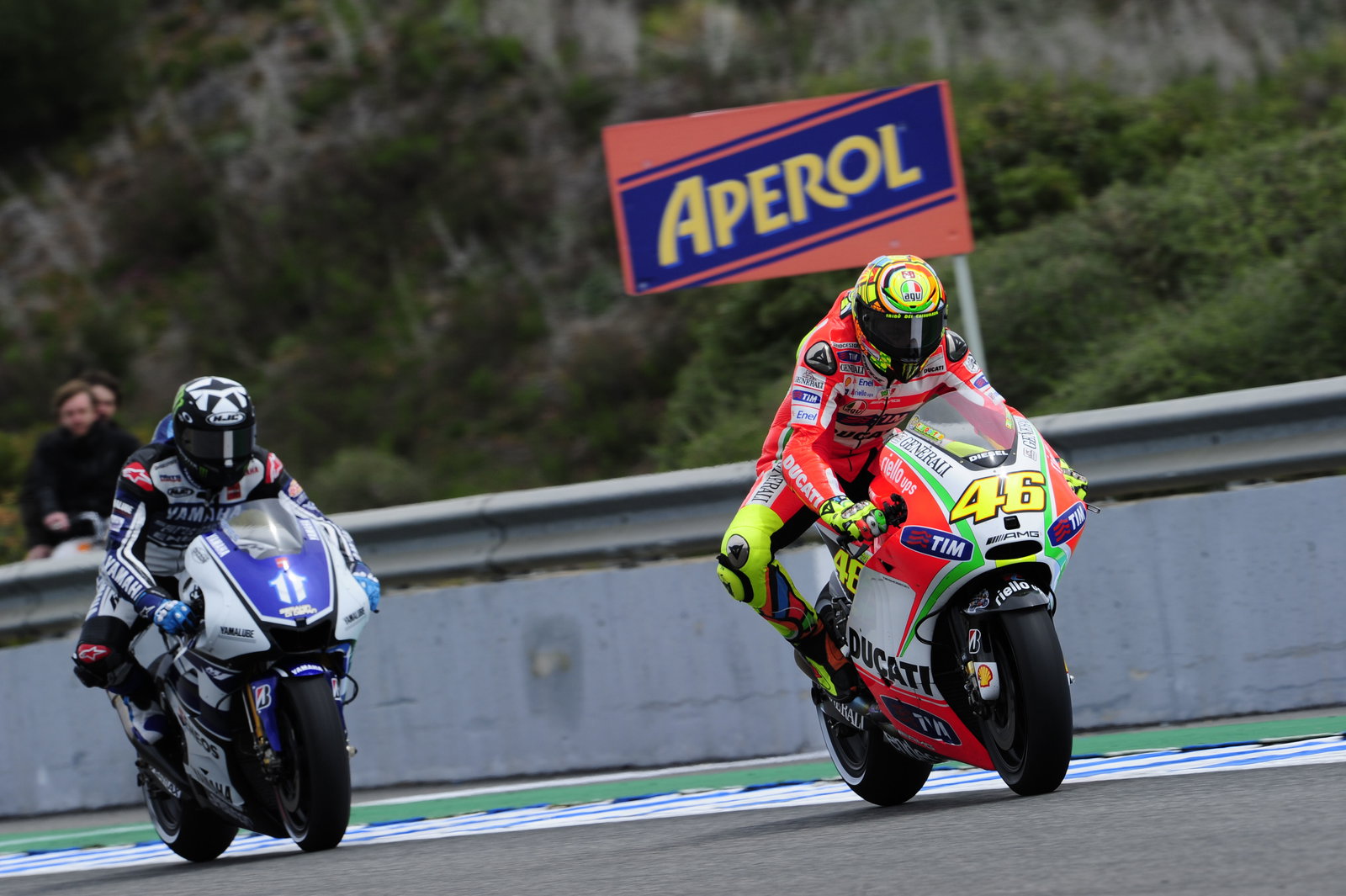 Rossi, Spanish MotoGP Race 2012