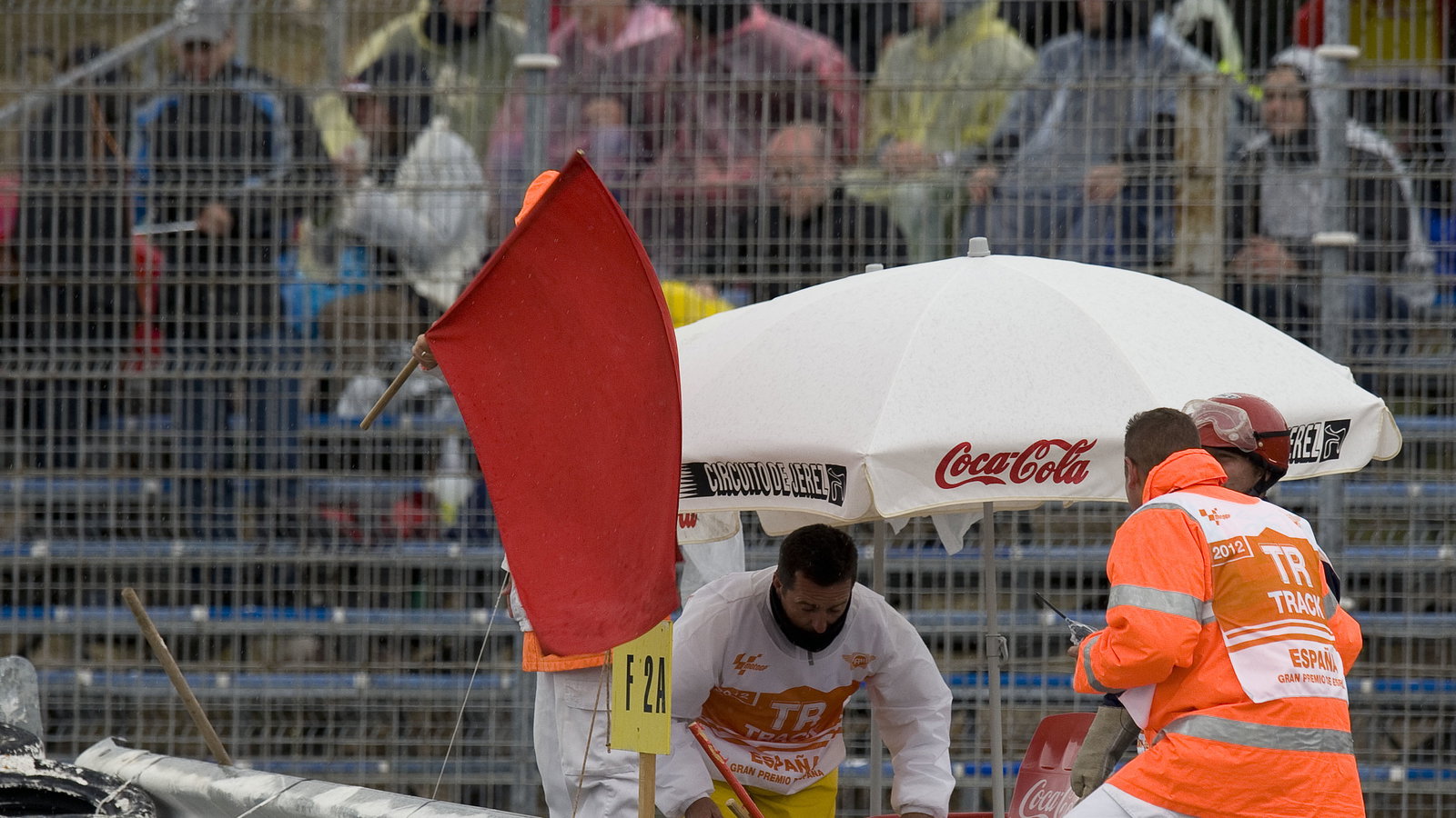 Red flag, Spanish Moto2 Race 2012