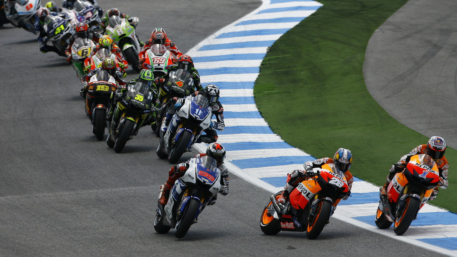 Pedrosa and Stoner, Portuguese MotoGP 2012