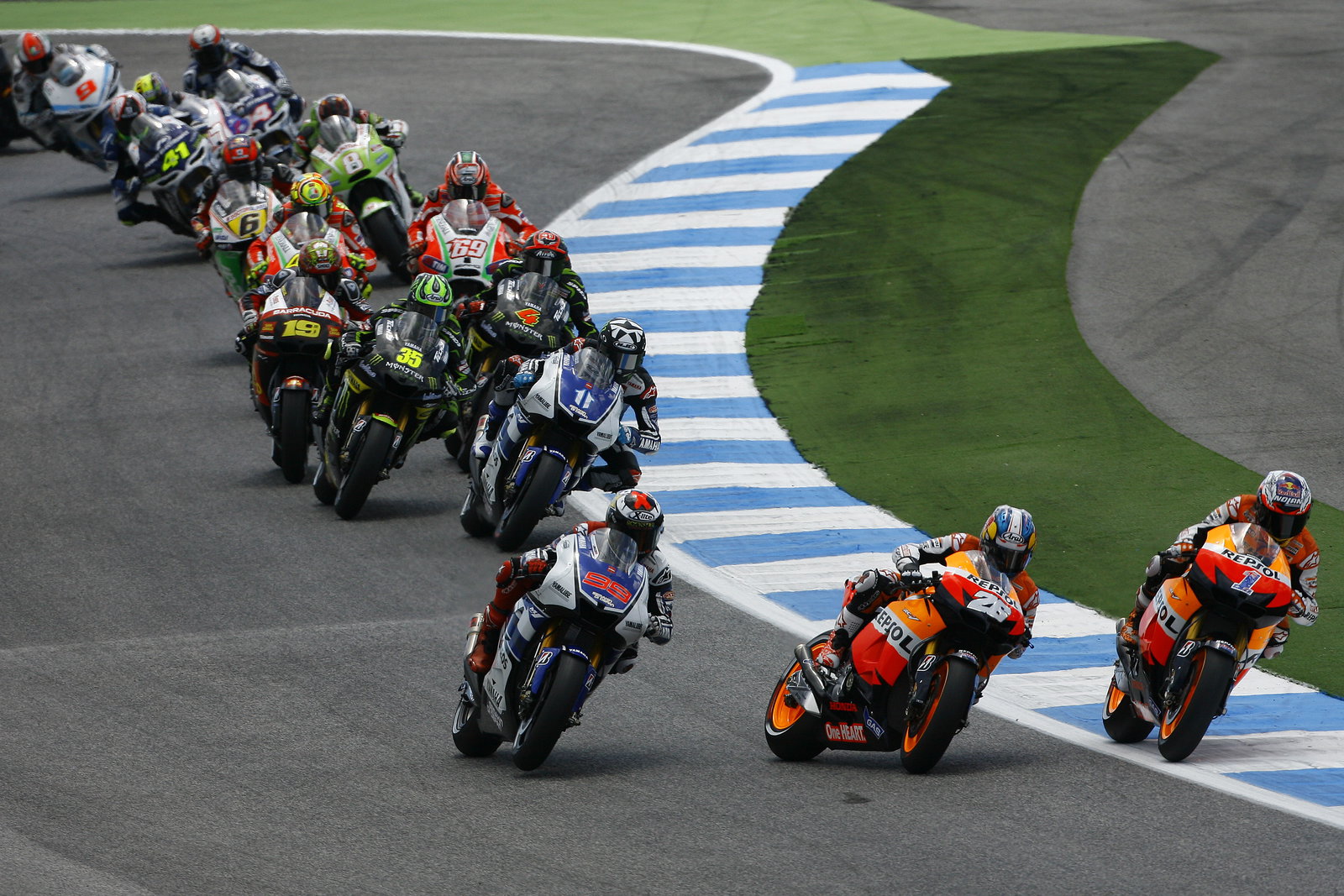 Pedrosa and Stoner, Portuguese MotoGP 2012
