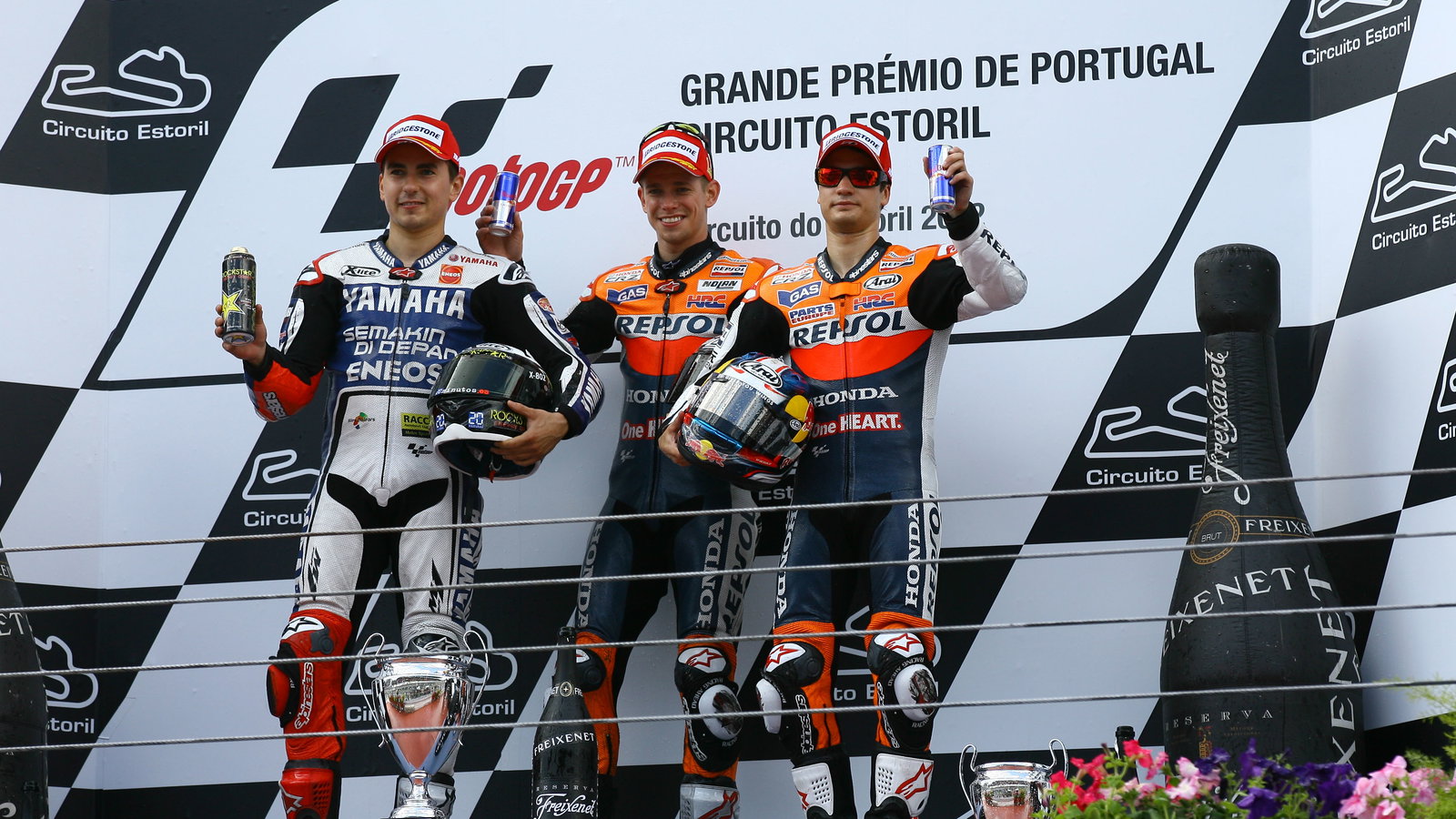 Podium, MotoGP race, Portuguese MotoGP 2012
