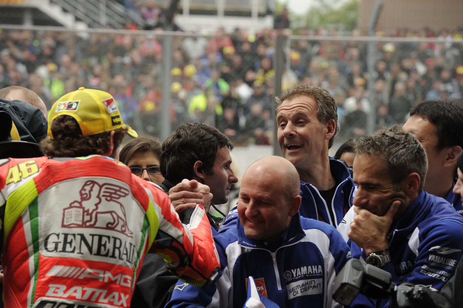 Rossi, Zeelenberg, French MotoGP Race 2012