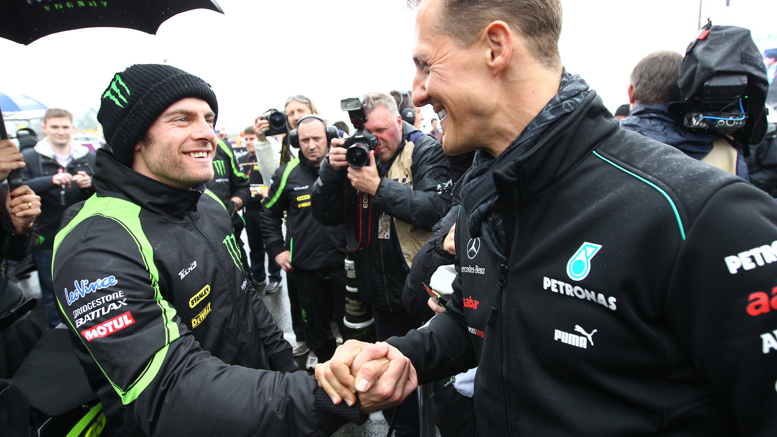 Crutchlow and Schumacher, French MotoGP 2012