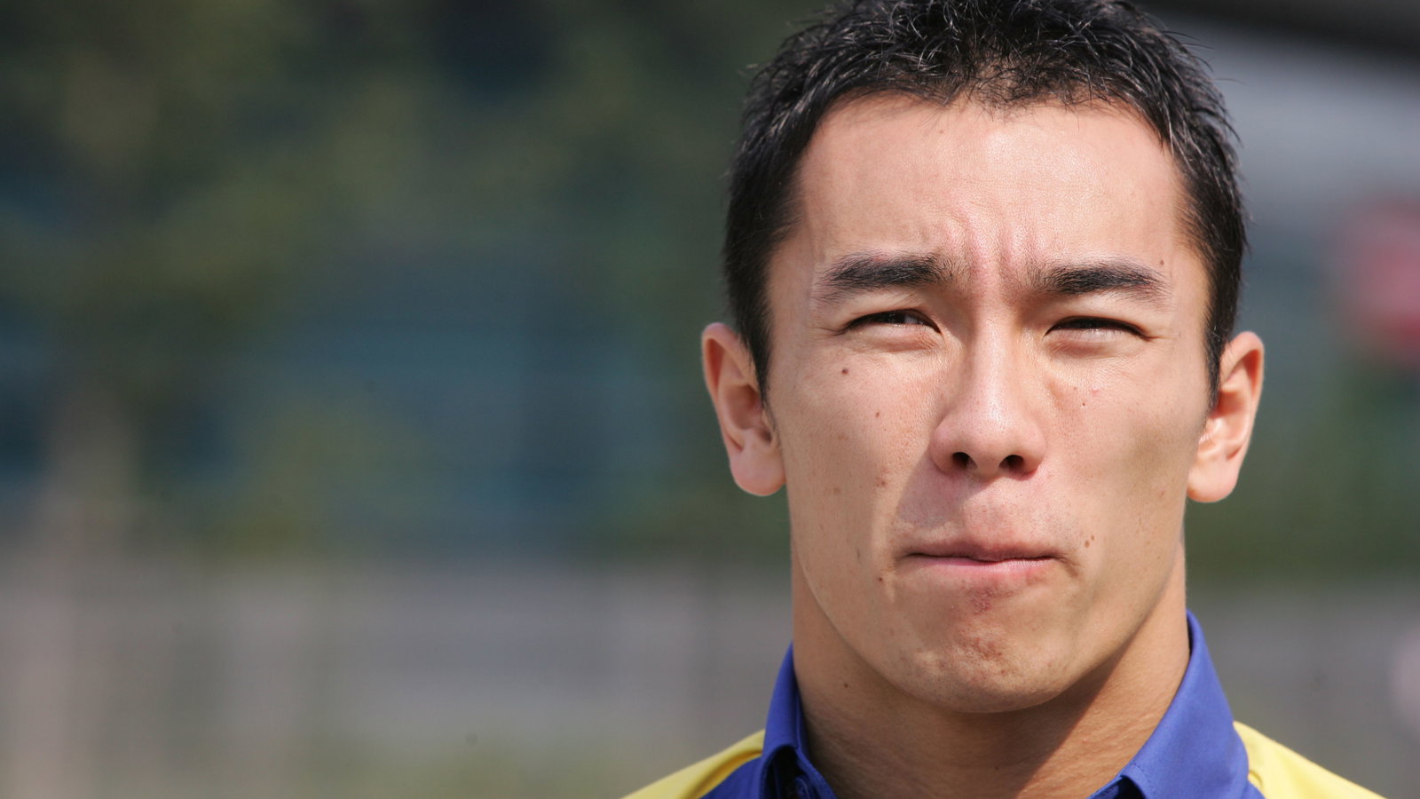 BAR Honda`s Takuma Sato sports 555 colours rather than the usual Lucky Strike in China