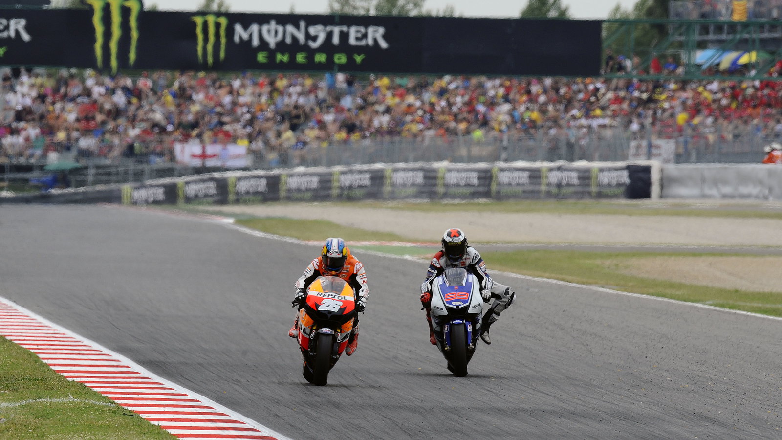 Pedrosa and Lorenzo, Catalunya MotoGP Race 2012