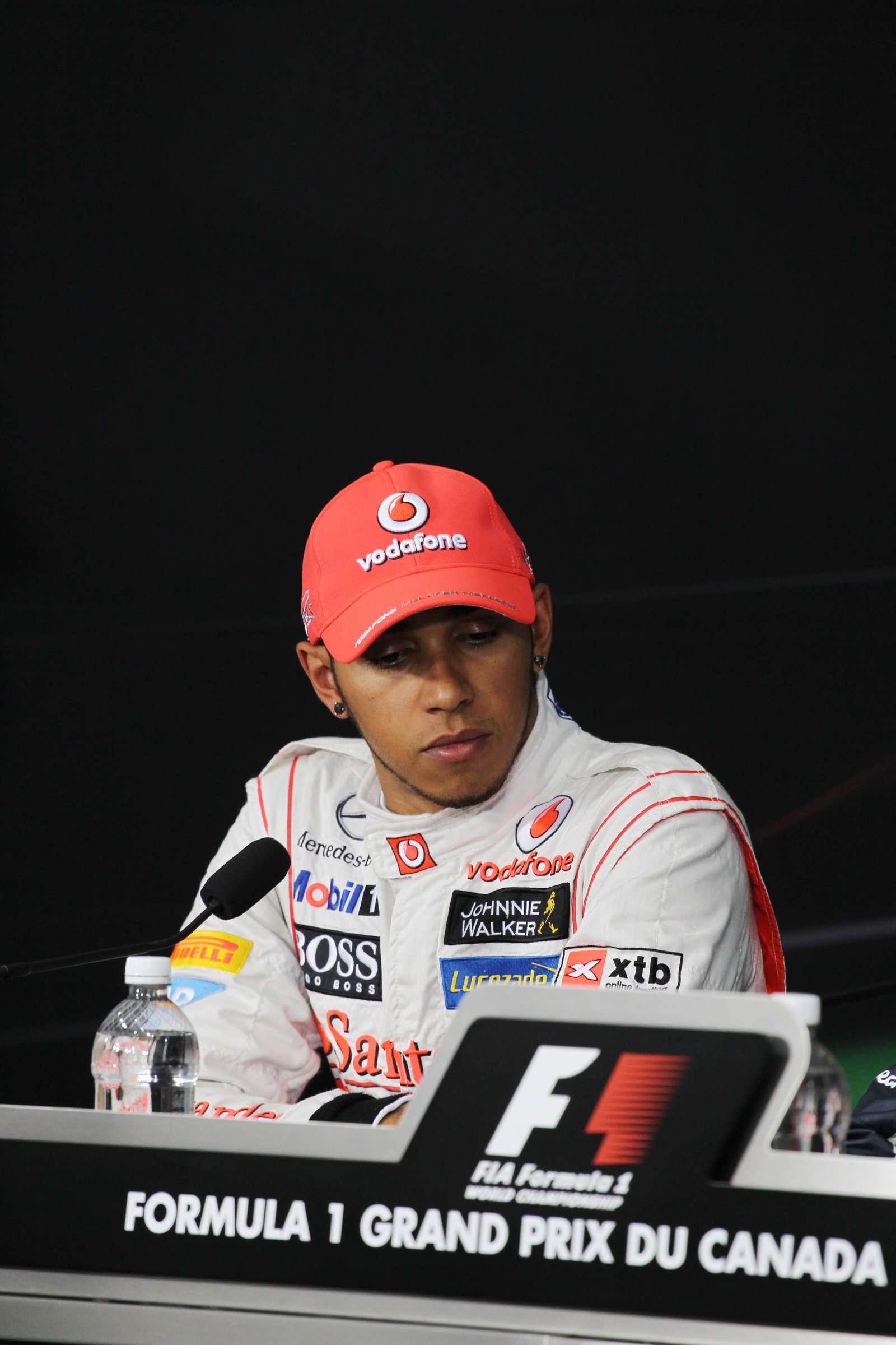09.06.2012- Qualifying, Press conference, Lewis Hamilton (GBR) McLaren Mercedes MP4-27