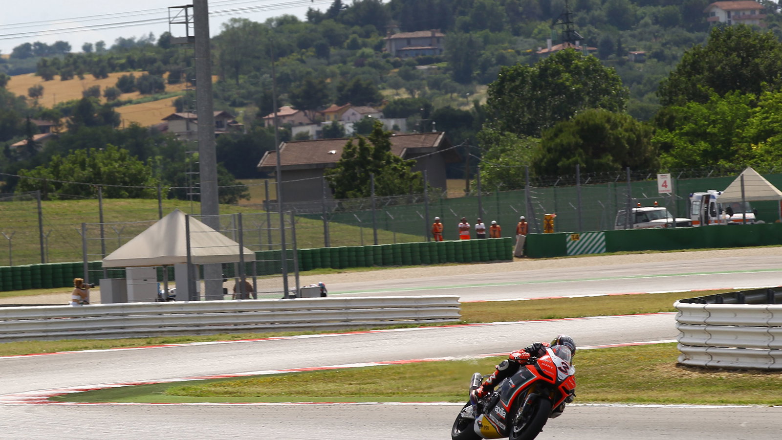 Biaggi, Race2, Misano WSBK 2012