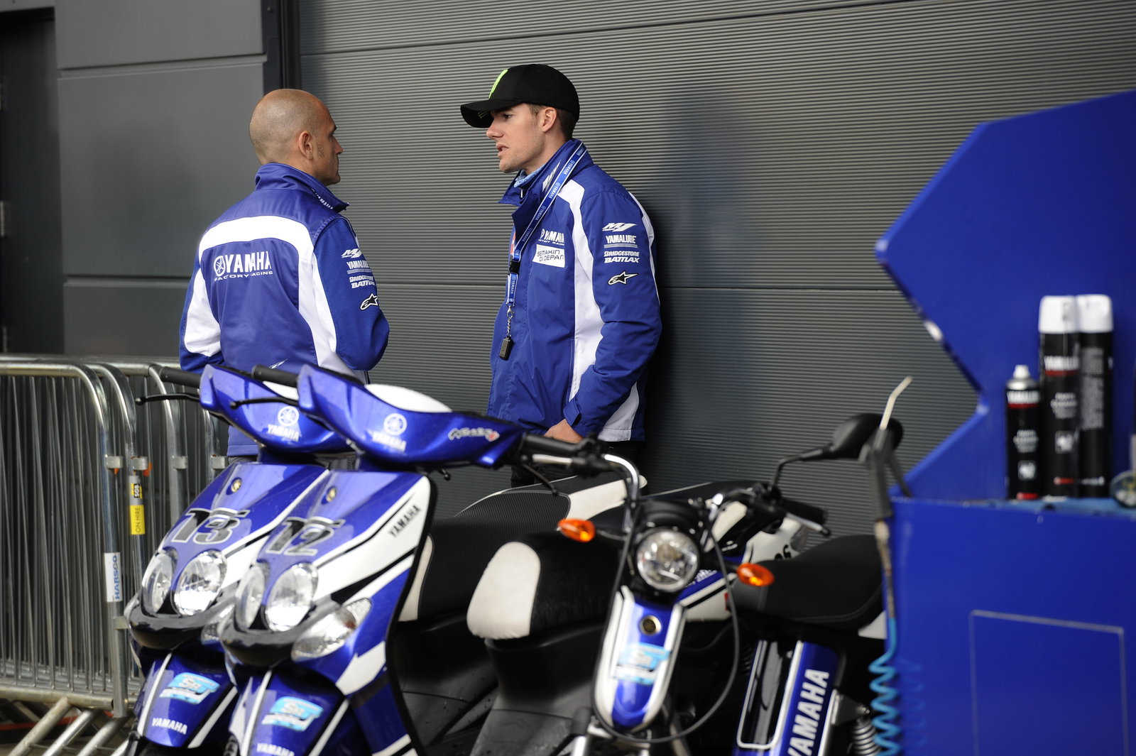 Spies, Meregalli, British MotoGP 2012