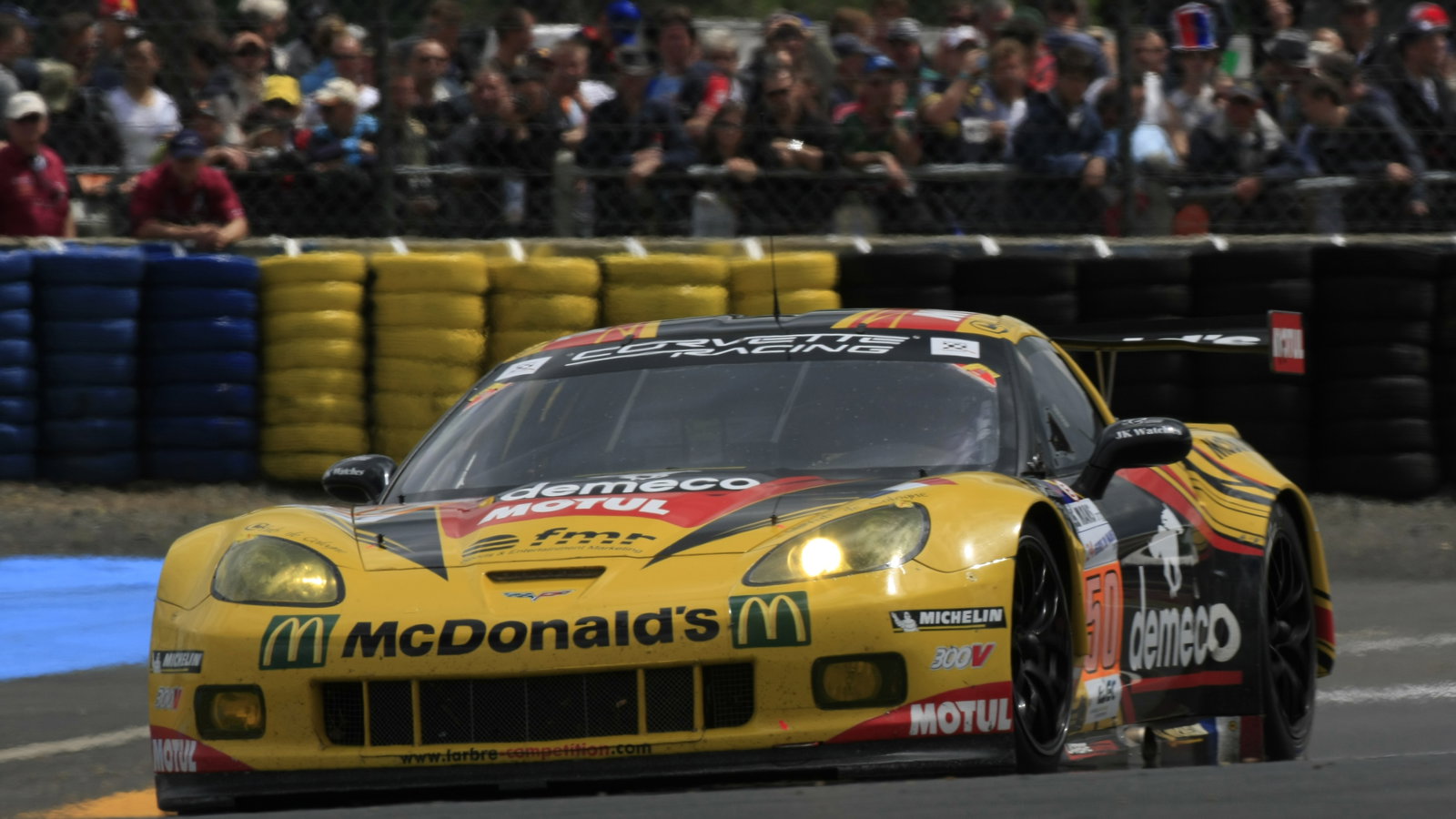 Patrick Bornhauser/Julien Canal/Pedro Lamy Larbre Competition Chevrolet Corvette C6 ZR1