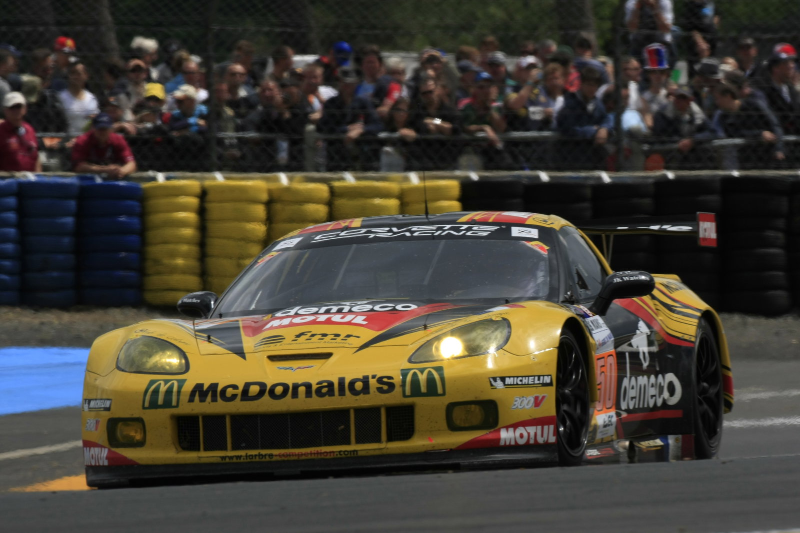 Patrick Bornhauser/Julien Canal/Pedro Lamy Larbre Competition Chevrolet Corvette C6 ZR1