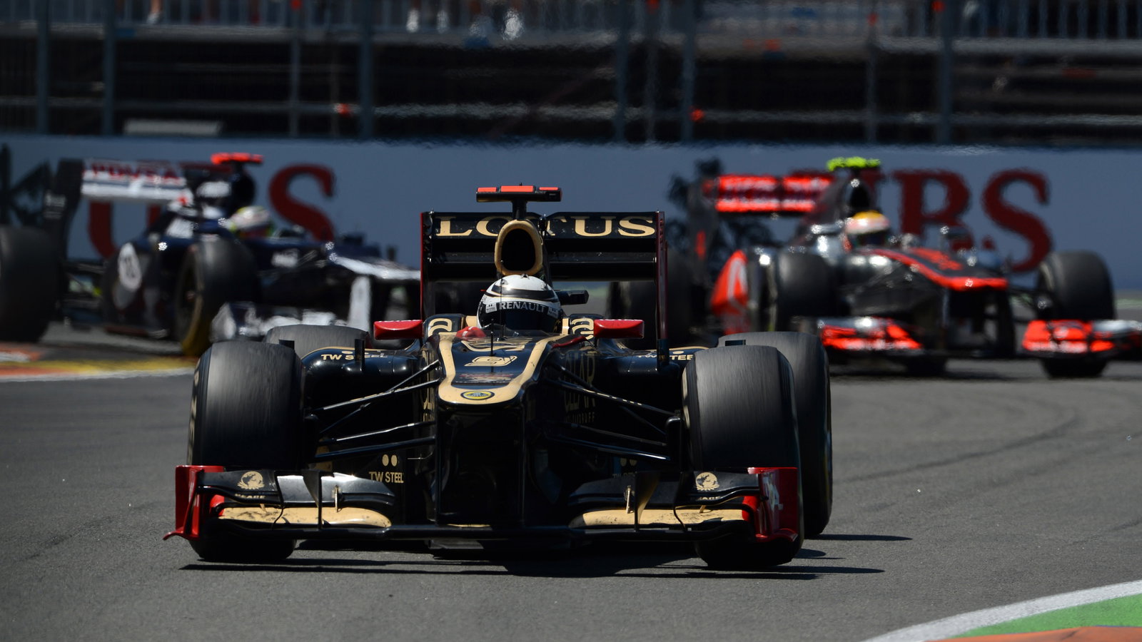 24.06.2012- Race, Kimi Raikkonen (FIN) Lotus F1 Team E20