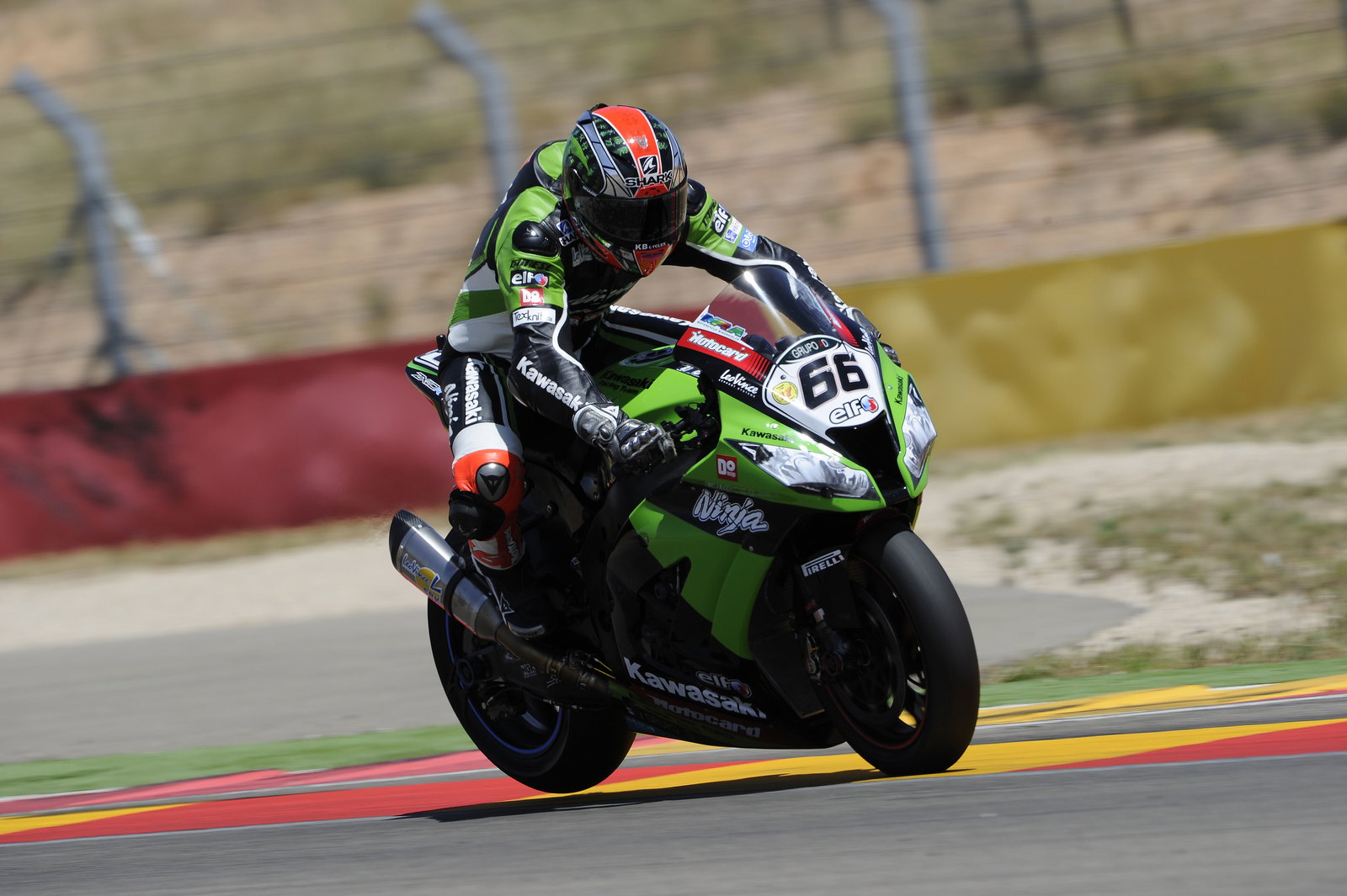 Sykes, Braking, Spanish WSBK 2012