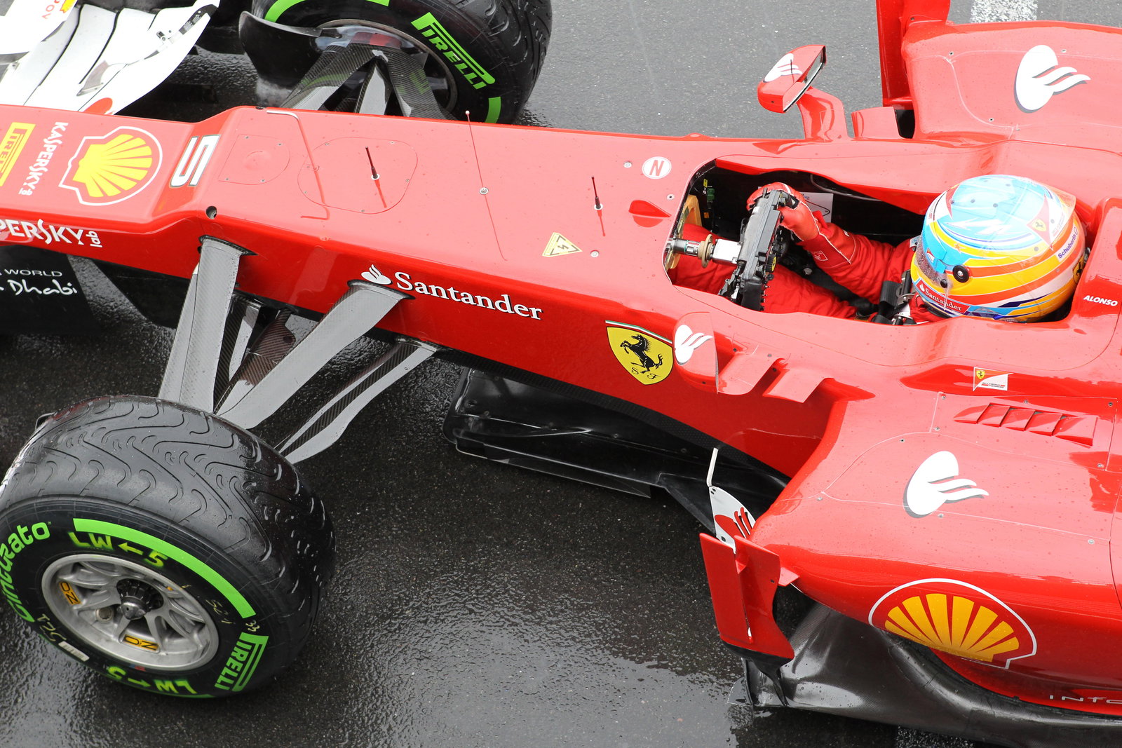 06.07.2012- Free Practice 2, Fernando Alonso (ESP) Scuderia Ferrari F2012