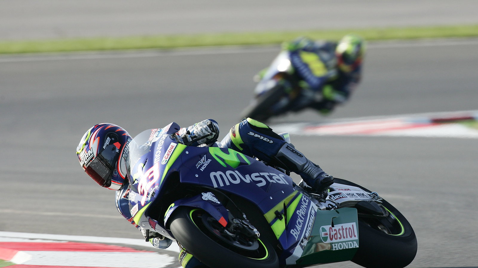 Melandri, Rossi, Turkish MotoGP Race 2005