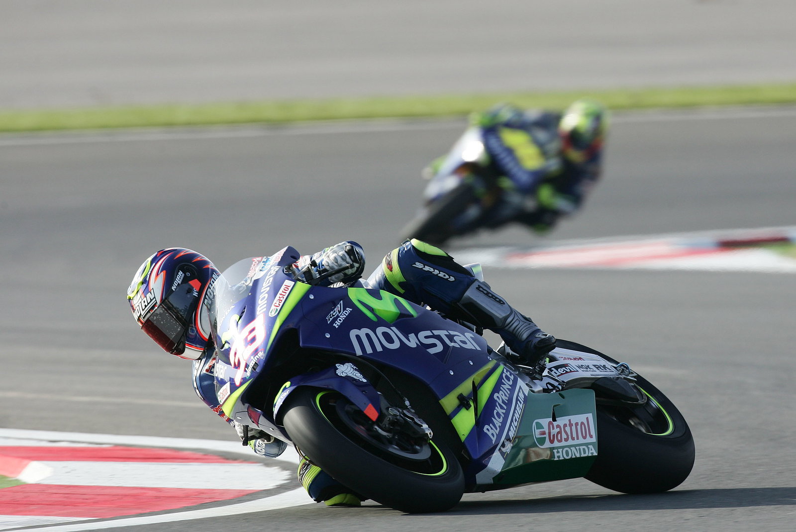 Melandri, Rossi, Turkish MotoGP Race 2005