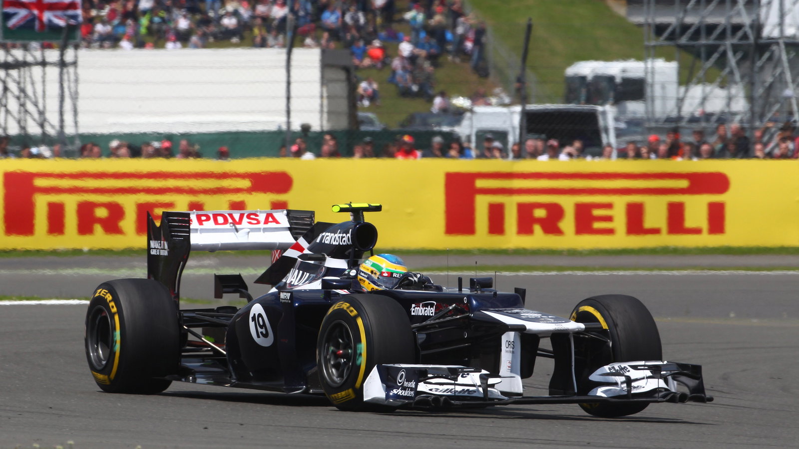 08.07.2012- Race, Bruno Senna (BRA) Williams F1 Team FW34