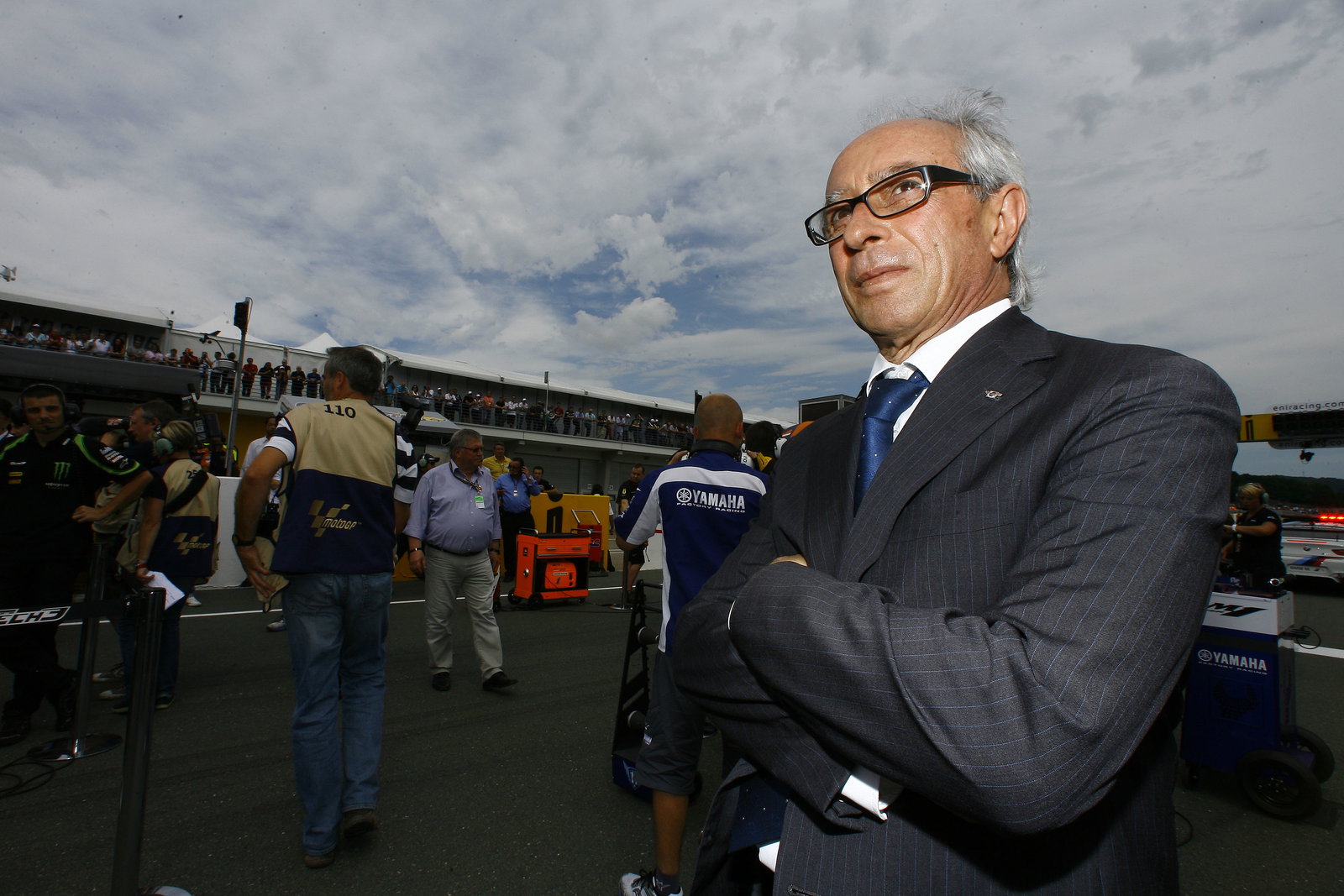 Vito Ippolito, FIM President, German MotoGP 2012