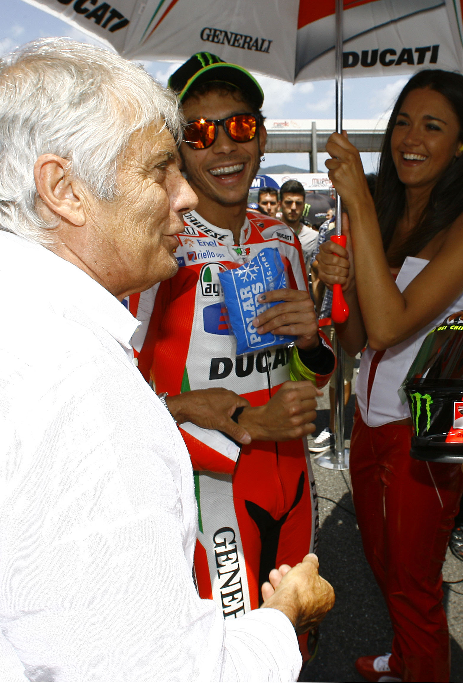Agostini and Rossi, Italian MotoGP 2012