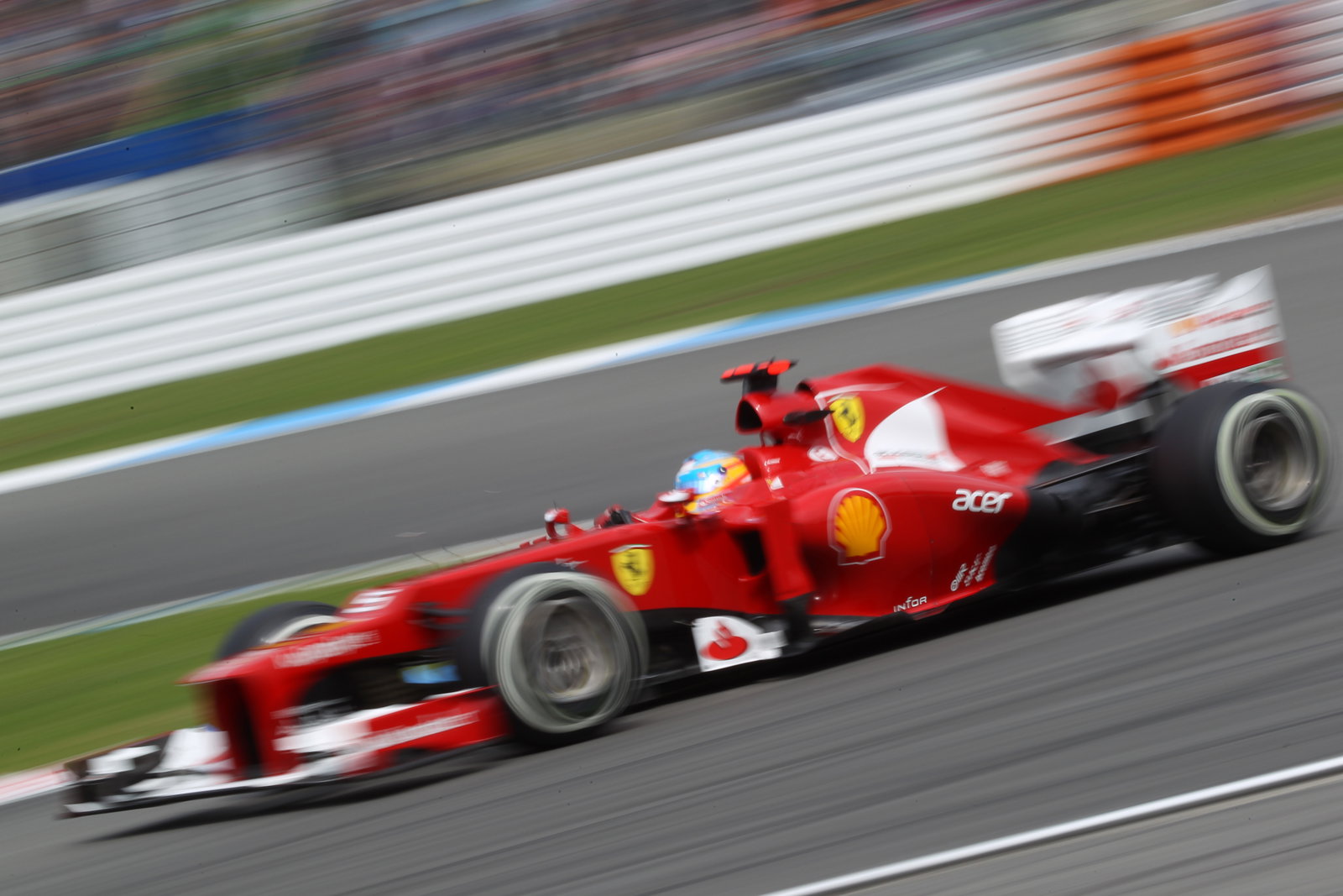 20.07.2012 - Free Practice 3, Fernando Alonso (ESP) Scuderia Ferrari F2012